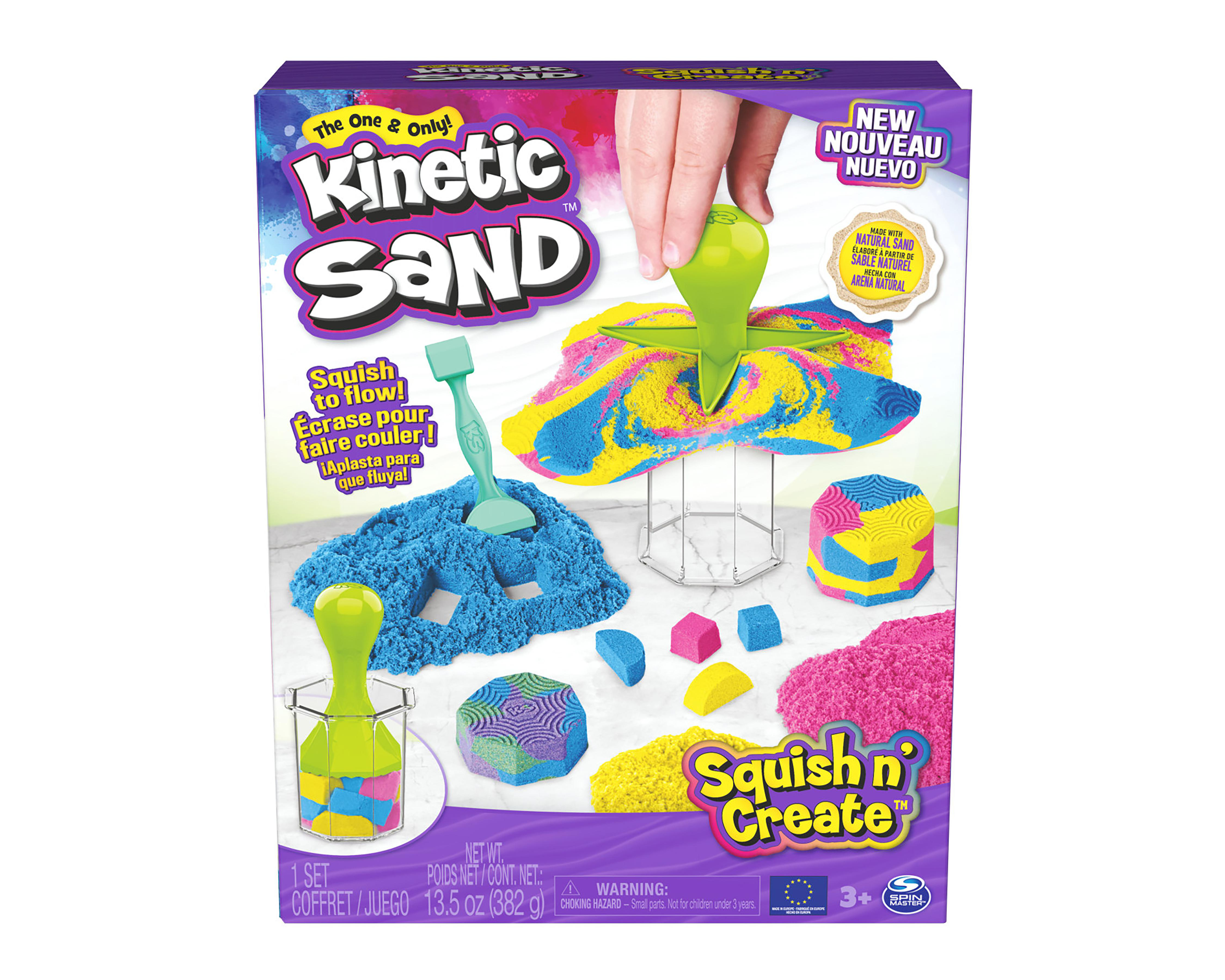 Foto 2 pulgar | Squish n' Create Kinetic Sand Spin Master