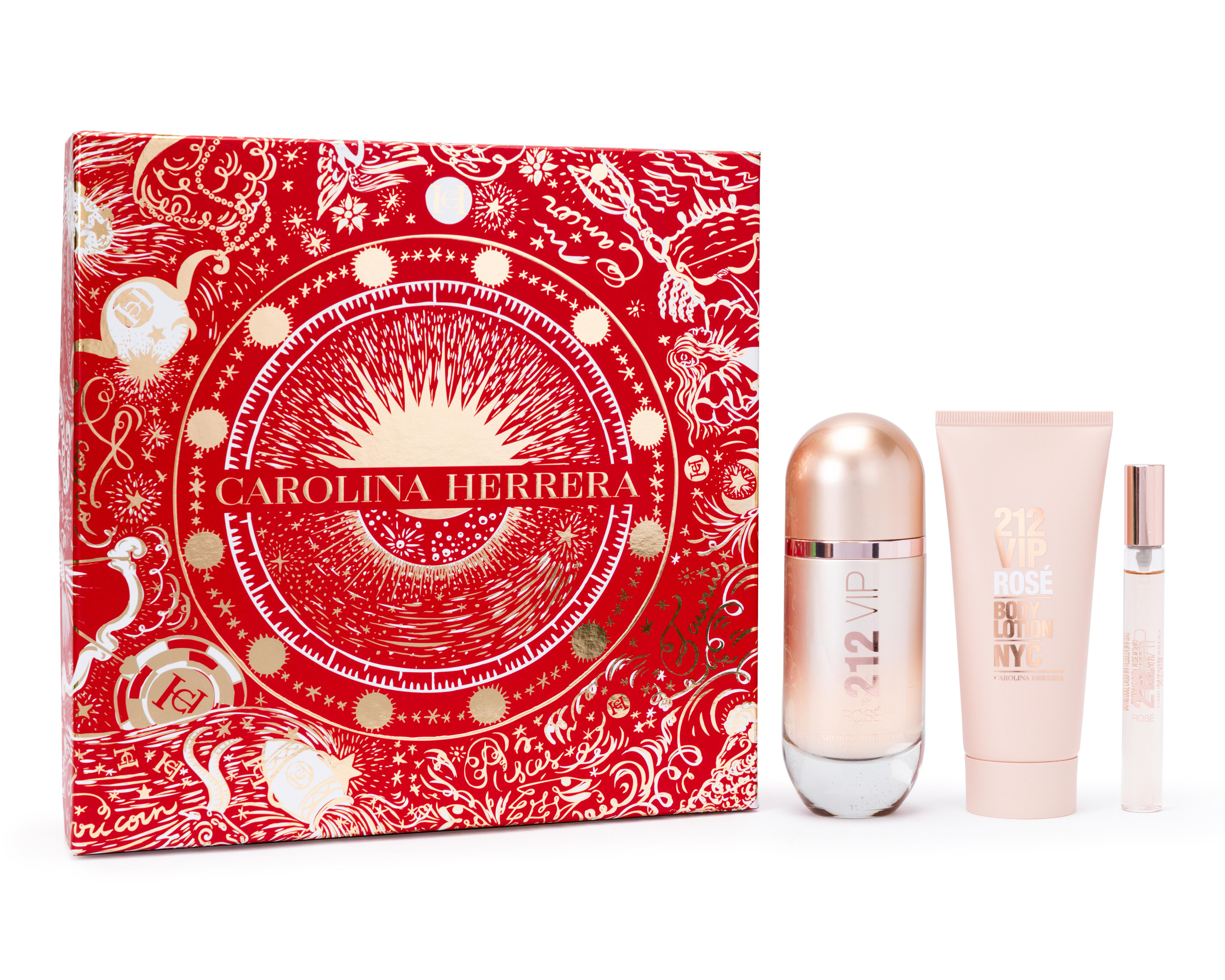 Foto 2 pulgar | Estuche para Mujer Carolina Herrera 212 VIP Rosé 3 Piezas
