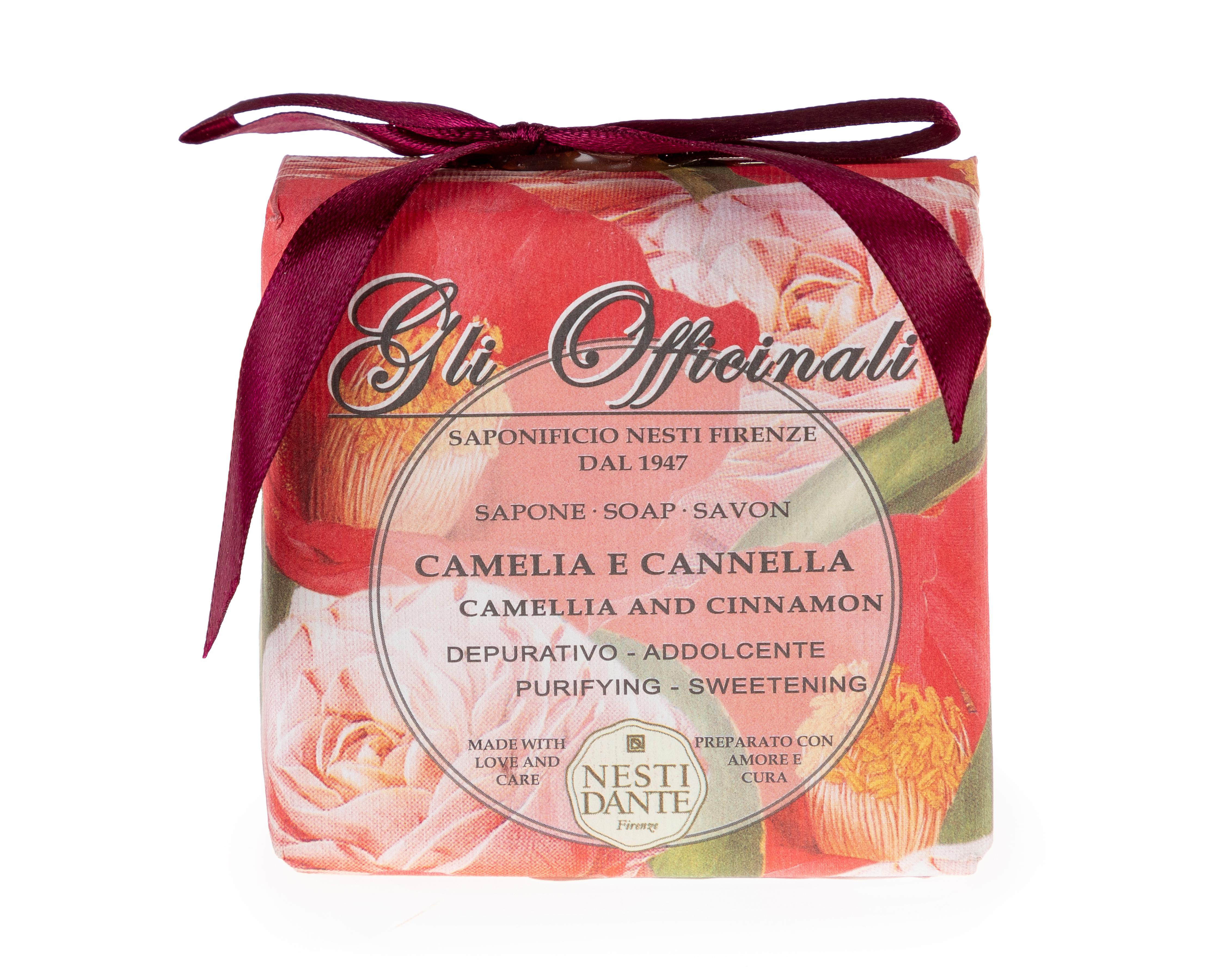 Jabón en Barra Nesti Dante para Cuerpo Gli Officinali Camelia e Cannella 200 g