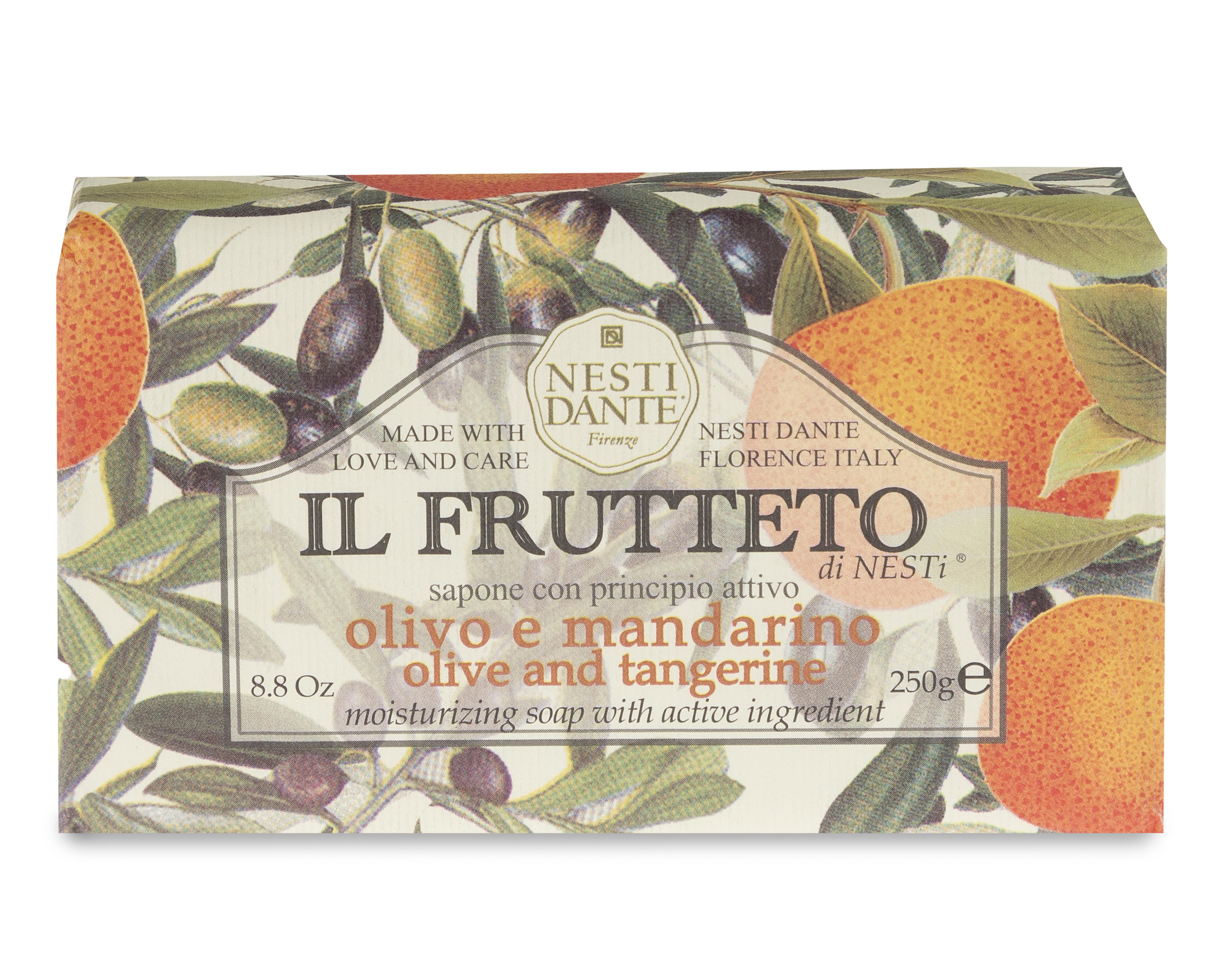 Jabón en Barra Nesti Dante para Cuerpo Il Frutteto Olive And Tangerine 250 g