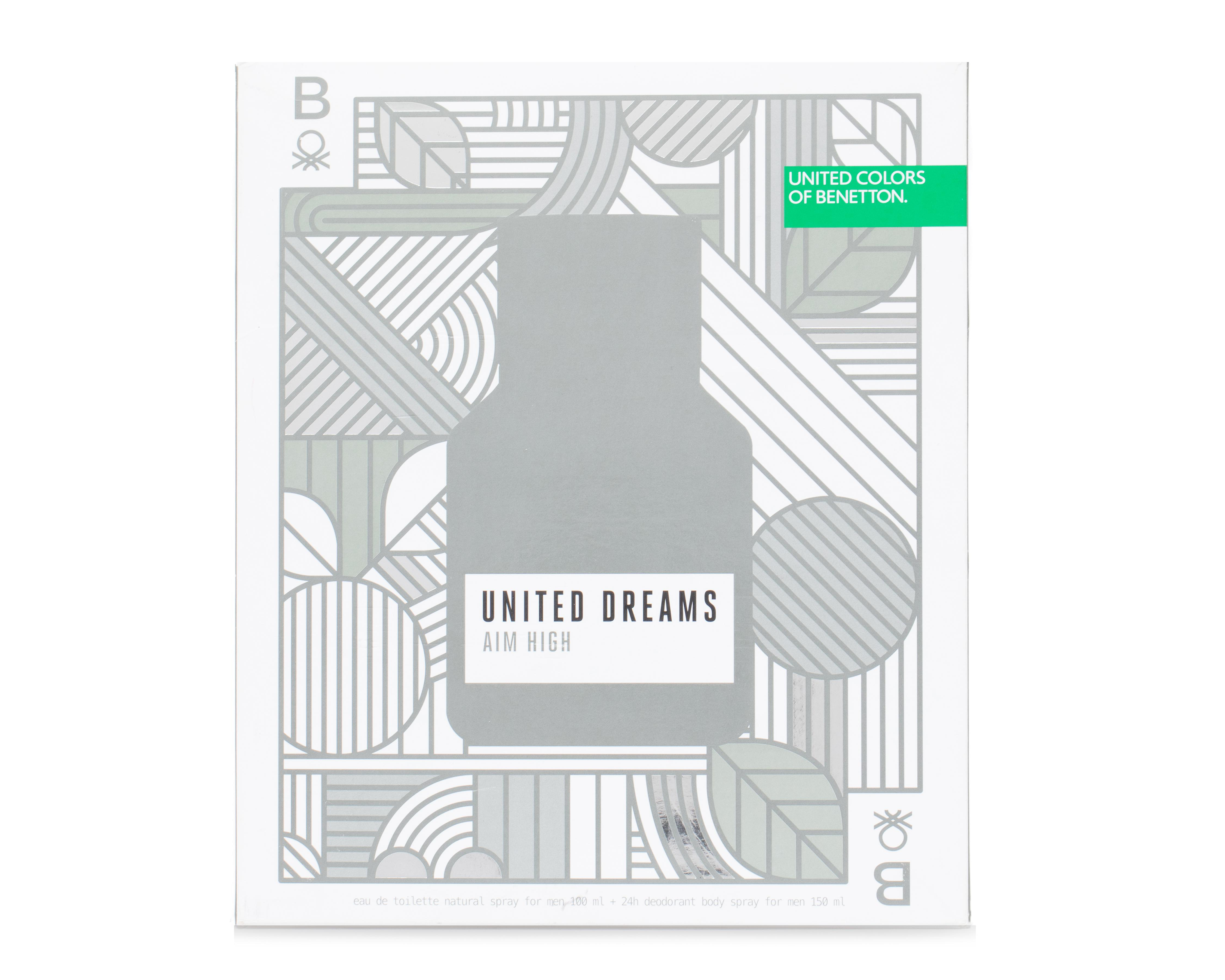 Foto 4 | Estuche para Hombre United Colors of Benetton United Dreams Aim High 2 Piezas