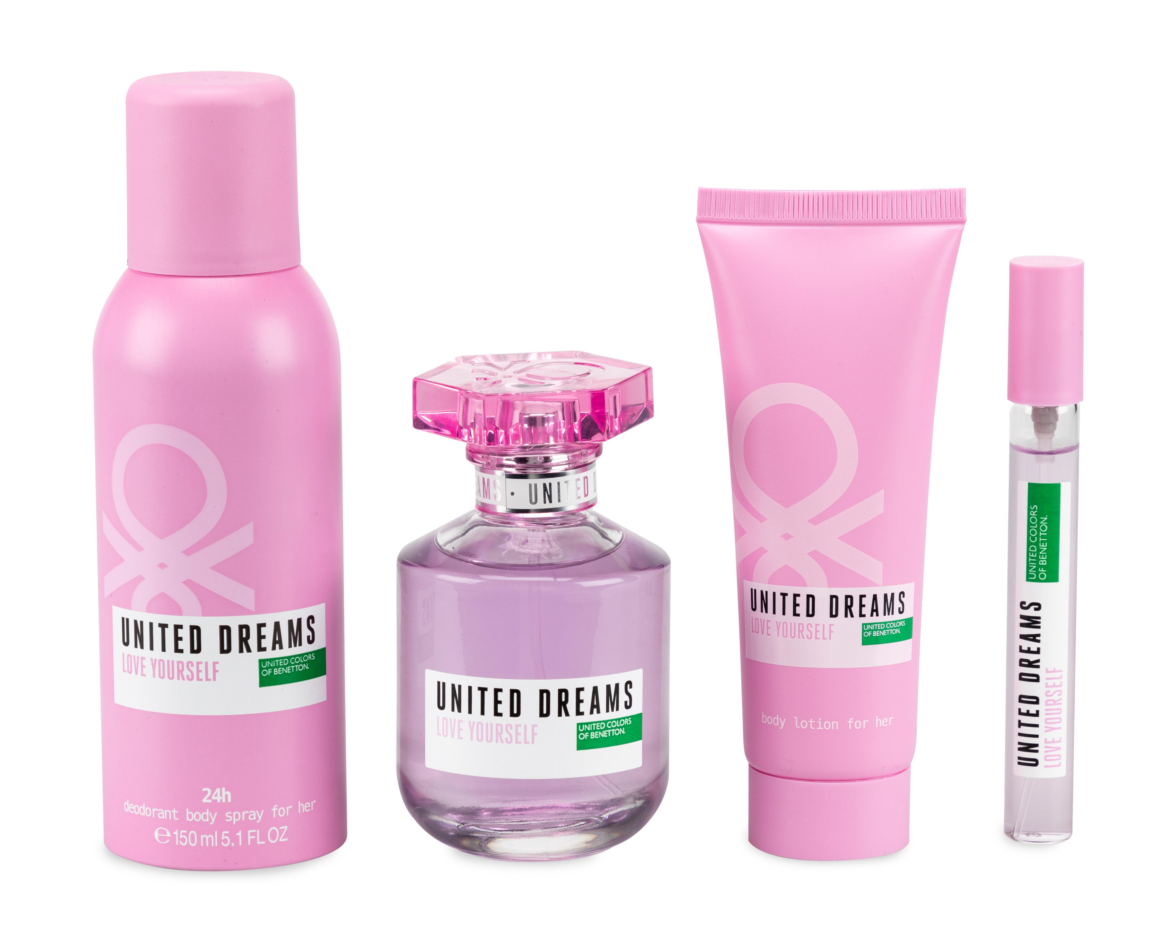 Foto 3 pulgar | Estuche para Mujer United Colors Of Benetton Love Yourself 4 Piezas