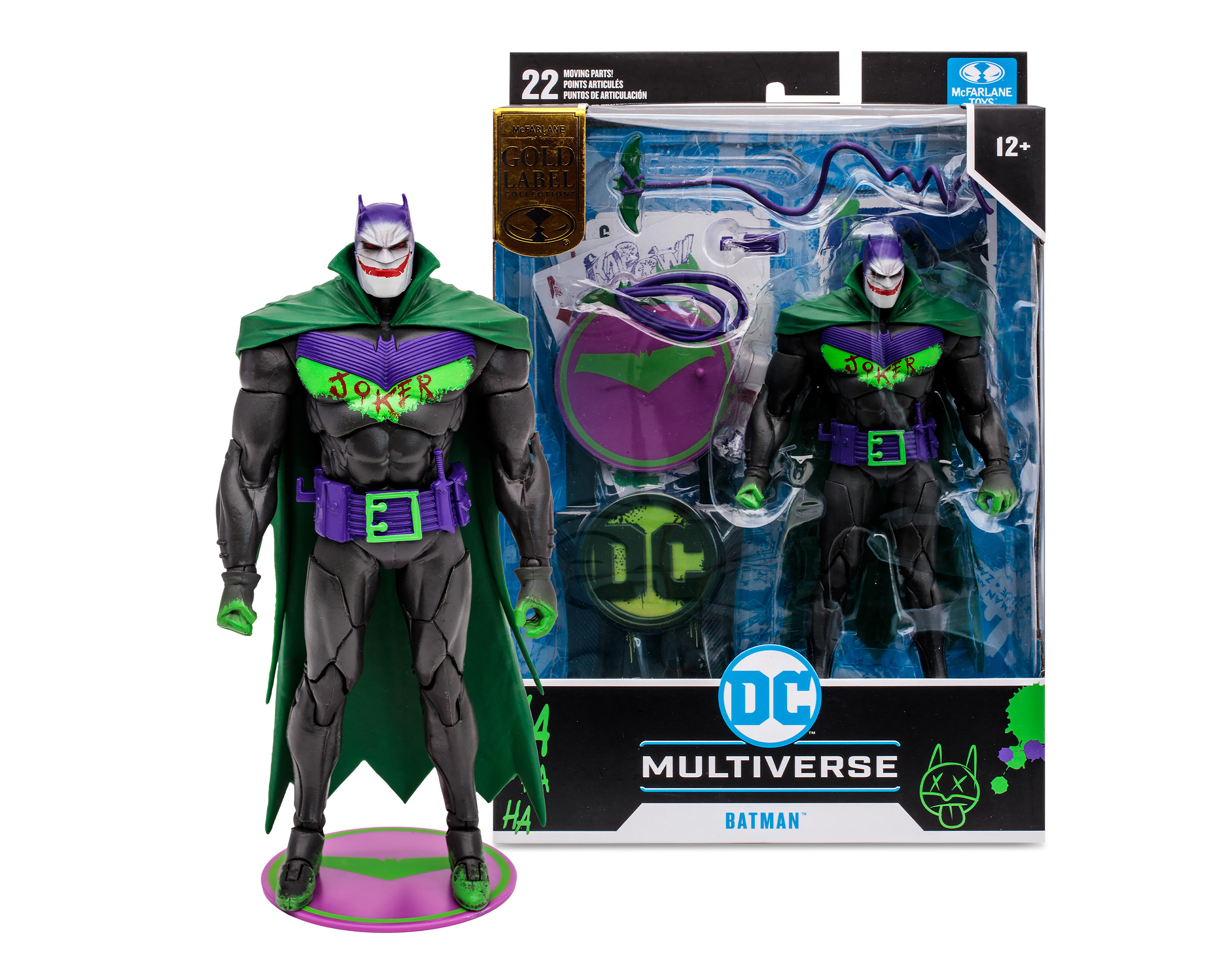 Foto 8 pulgar | Batman Jokerized DC Multiverse McFarlane Gold Label