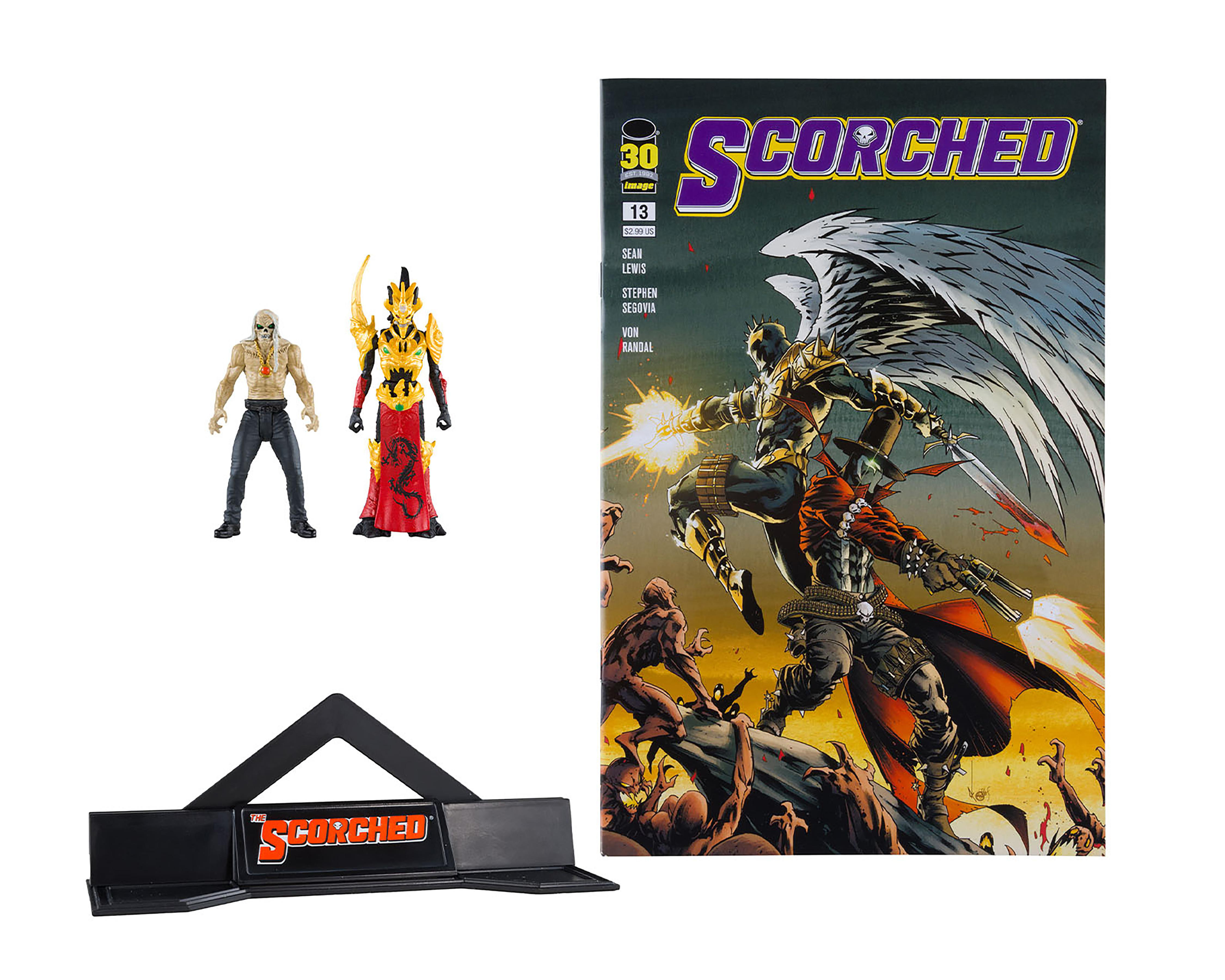 Foto 9 pulgar | Freak y Mandarin Spawn McFarlane con Comic Scorched