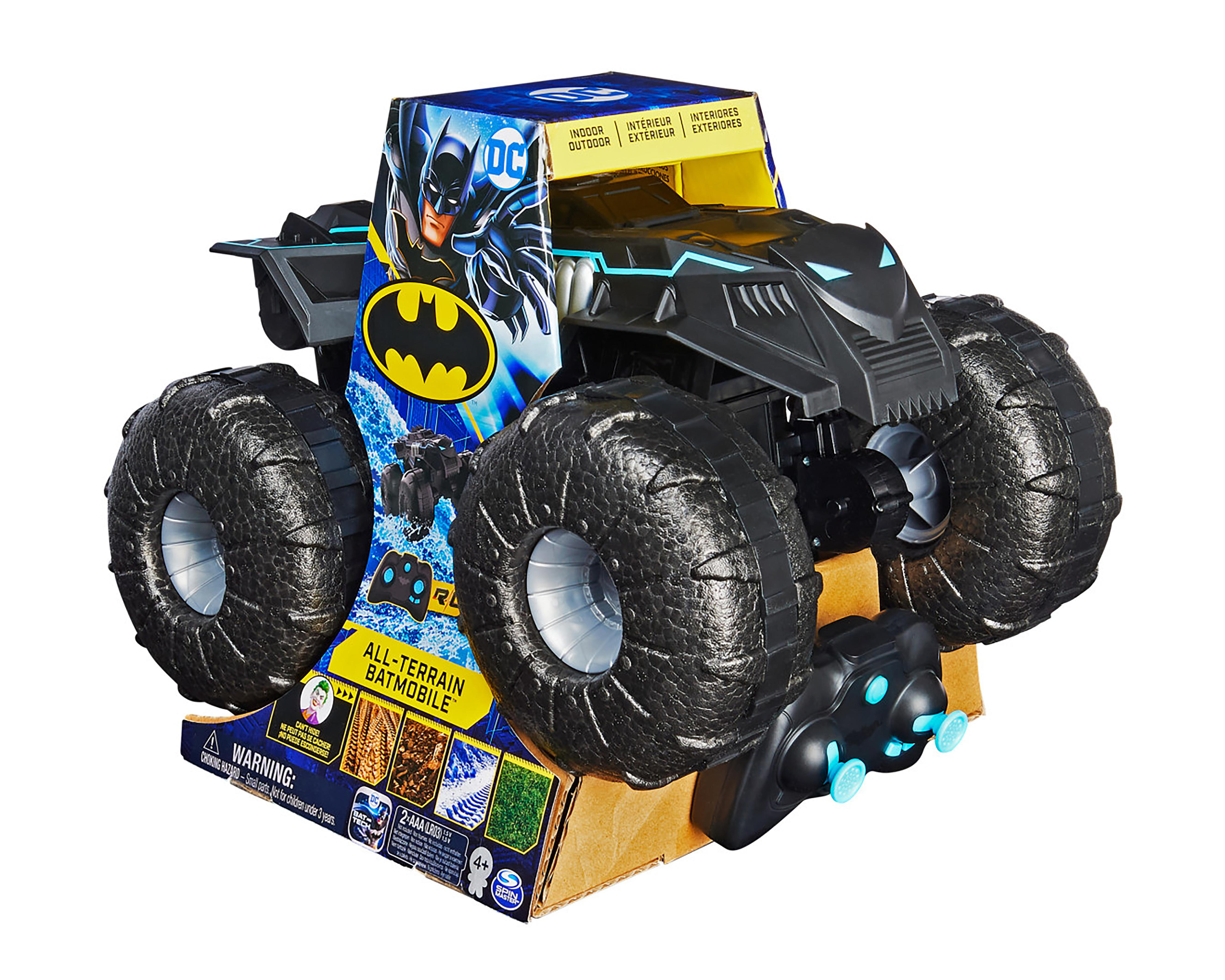 Foto 2 pulgar | Carro a Control Remoto Spin Master DC Batman All Terrain Batmobile