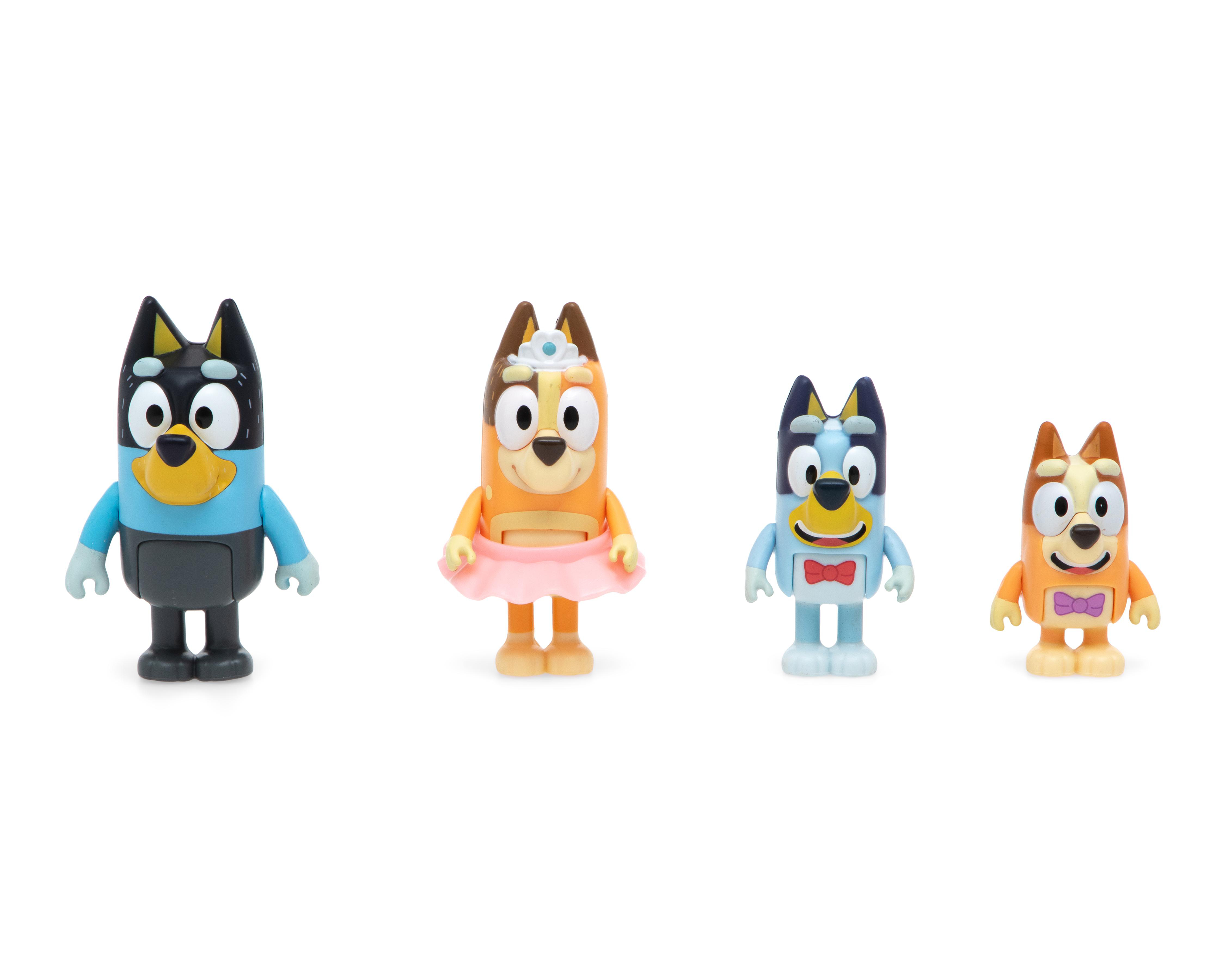 Foto 1 | Figuras Bluey The Show 4 Piezas