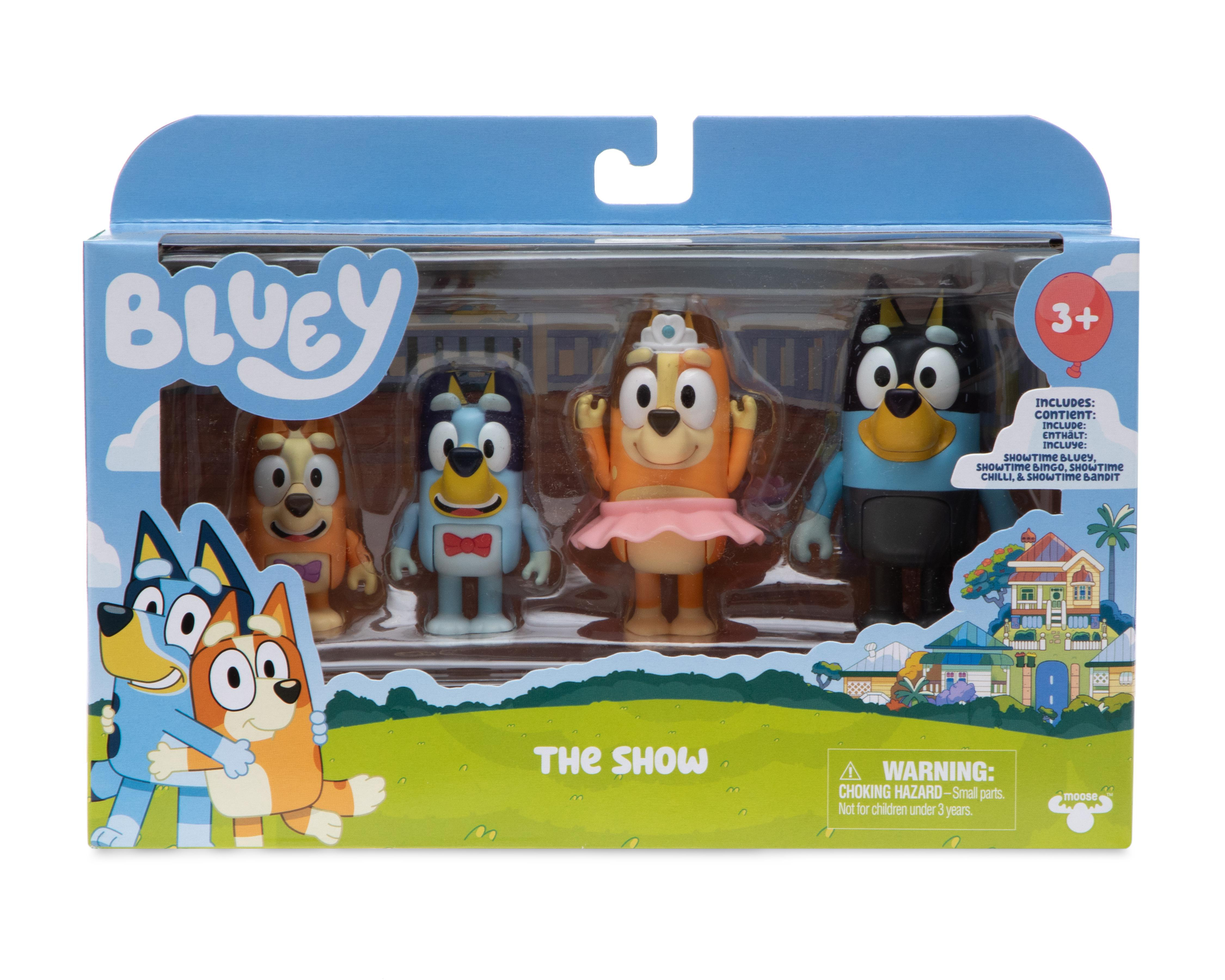 Foto 5 pulgar | Figuras Bluey The Show 4 Piezas