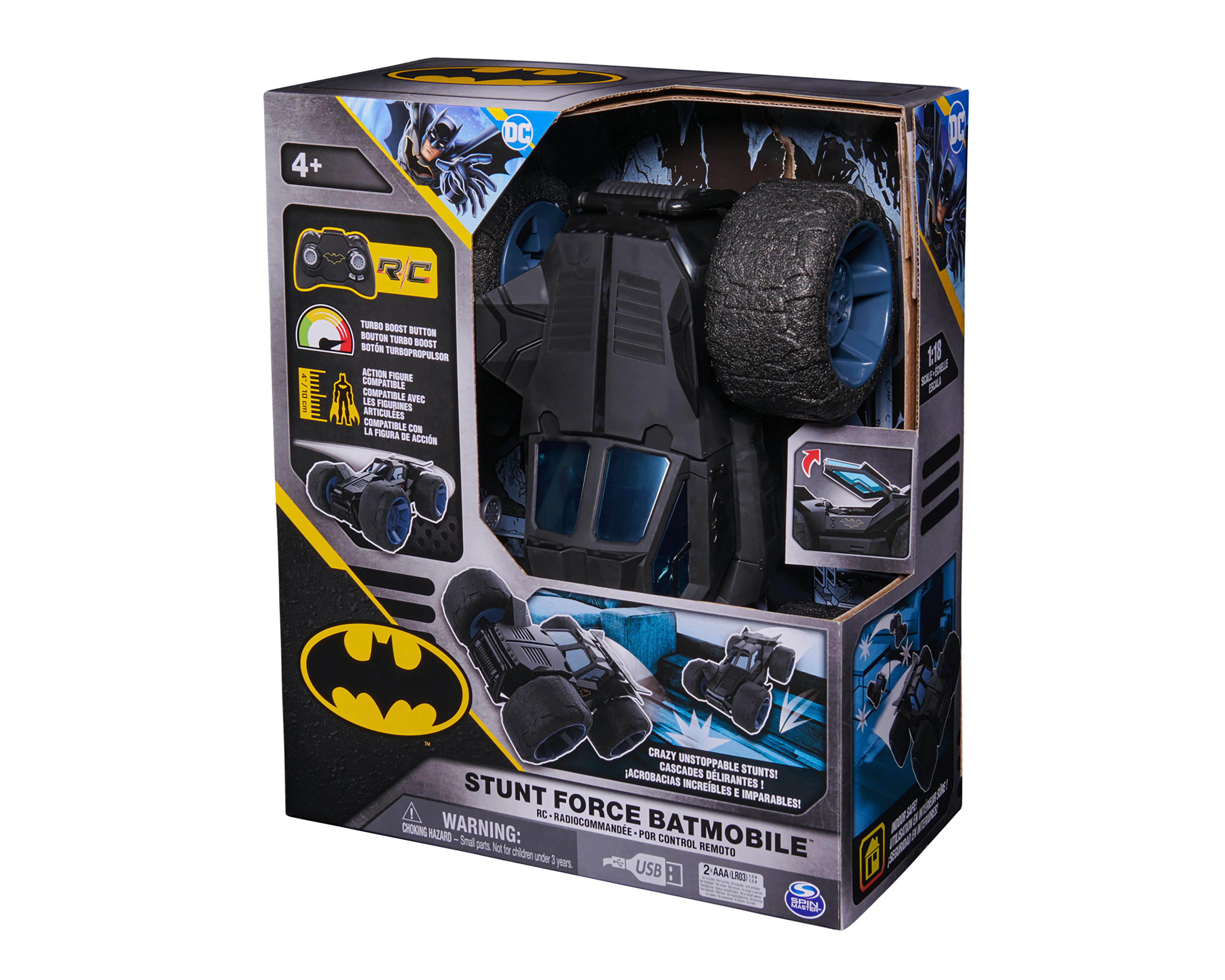 Foto 9 pulgar | Vehículo a Control Remoto Spin Master DC Batman Stunt Force Batmobile