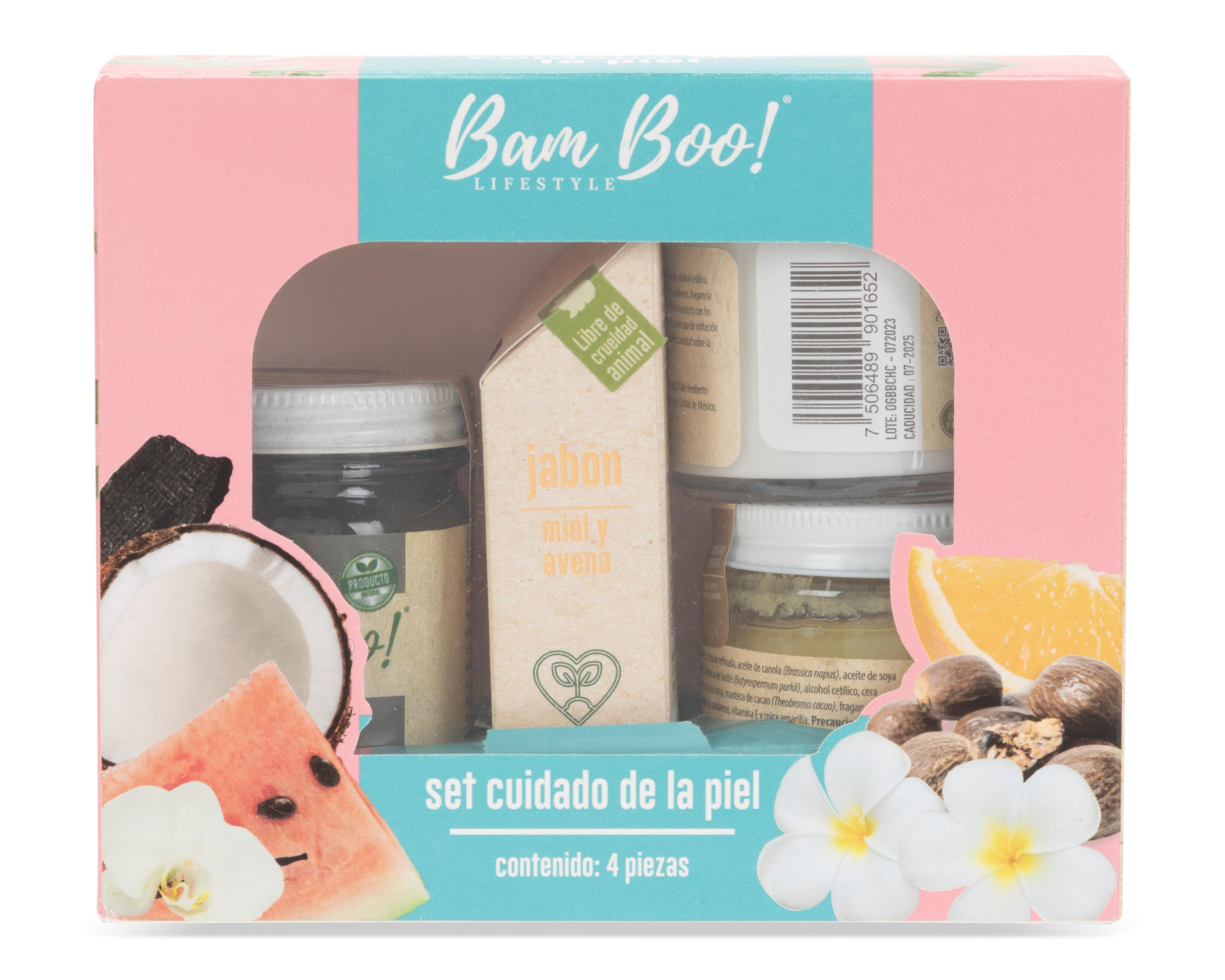 Kit de Cuidado de la Piel Bam Boo! Lifestyle 4 Piezas