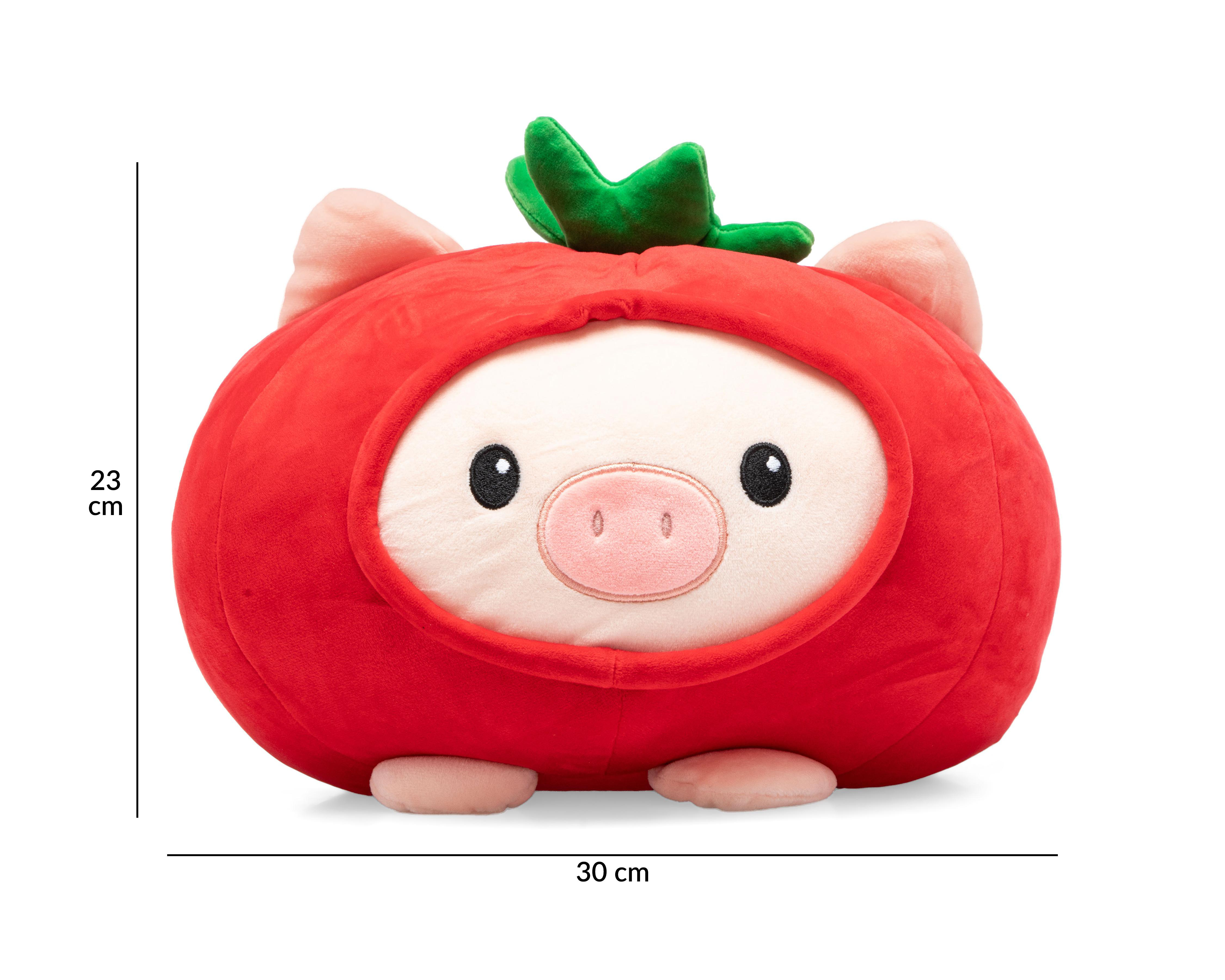 Foto 7 pulgar | Cerdito de Peluche Linzy Disfrazado de Tomatito
