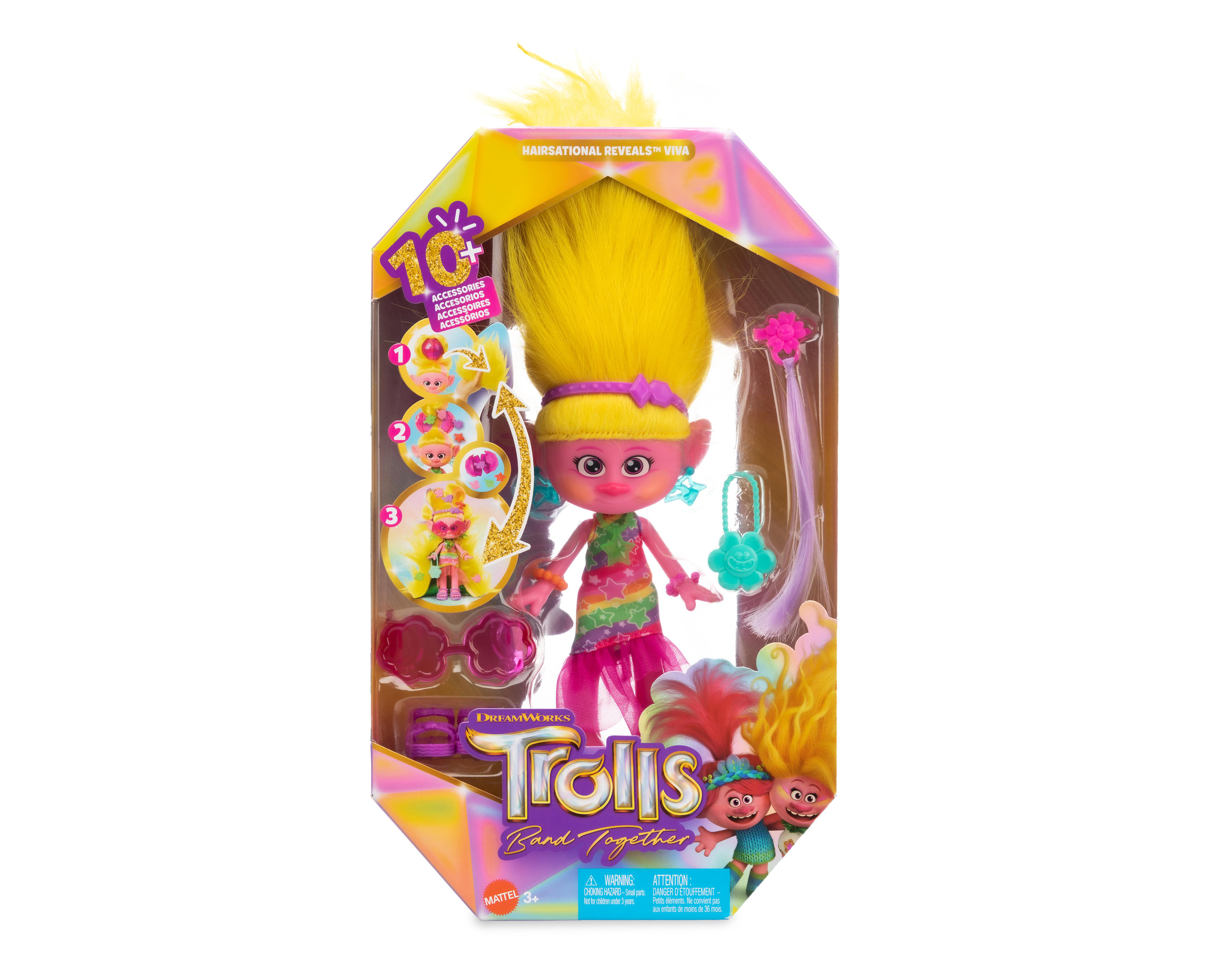 Foto 2 pulgar | Hairsational Reveals Viva Mattel Trolls Band Together