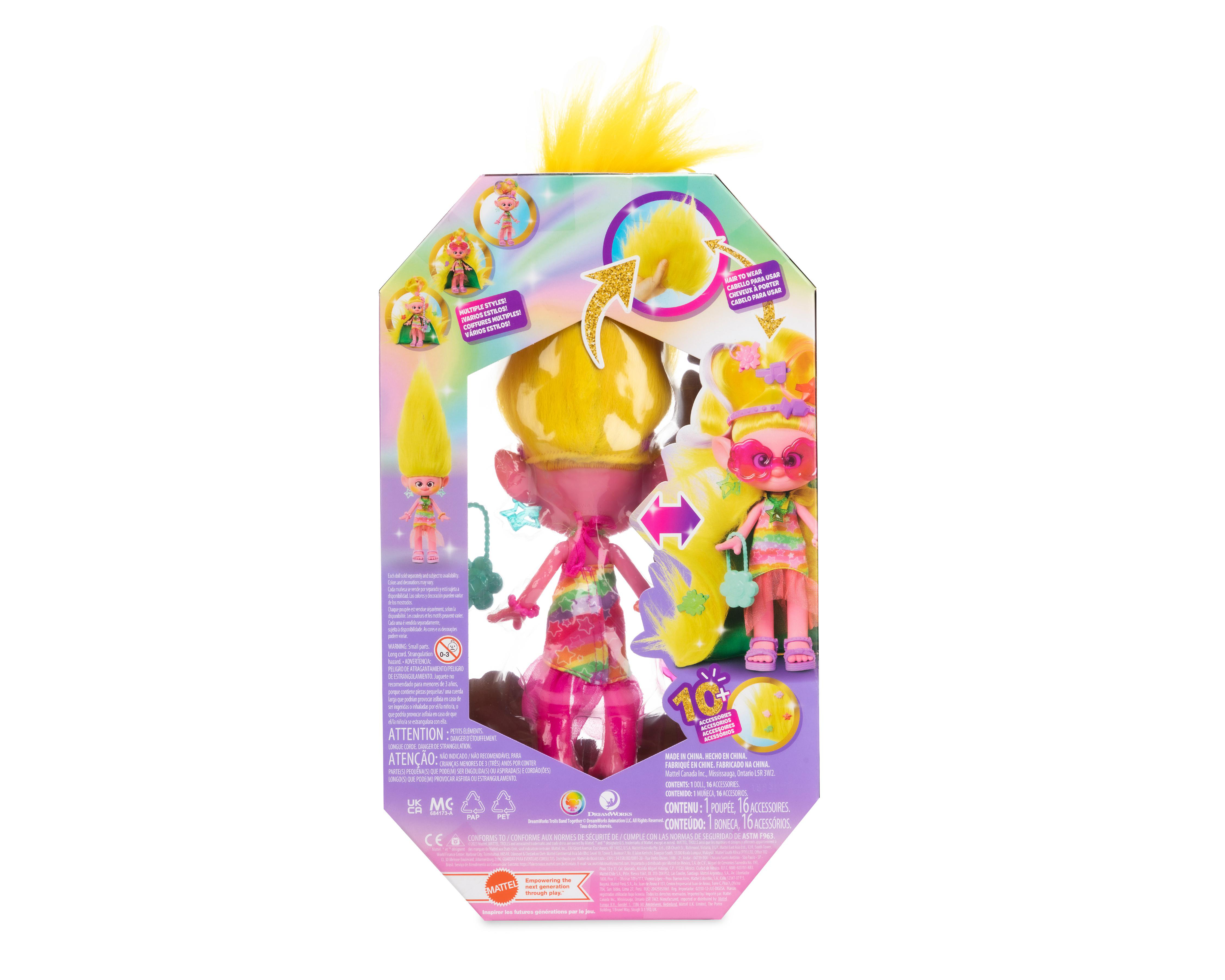 Foto 3 pulgar | Hairsational Reveals Viva Mattel Trolls Band Together