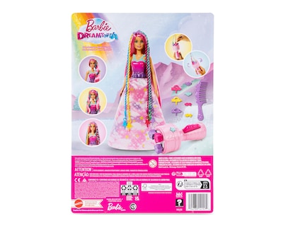 Foto 2 | Muñeca Barbie Dreamtopia Princesa Trenzas Mágicas