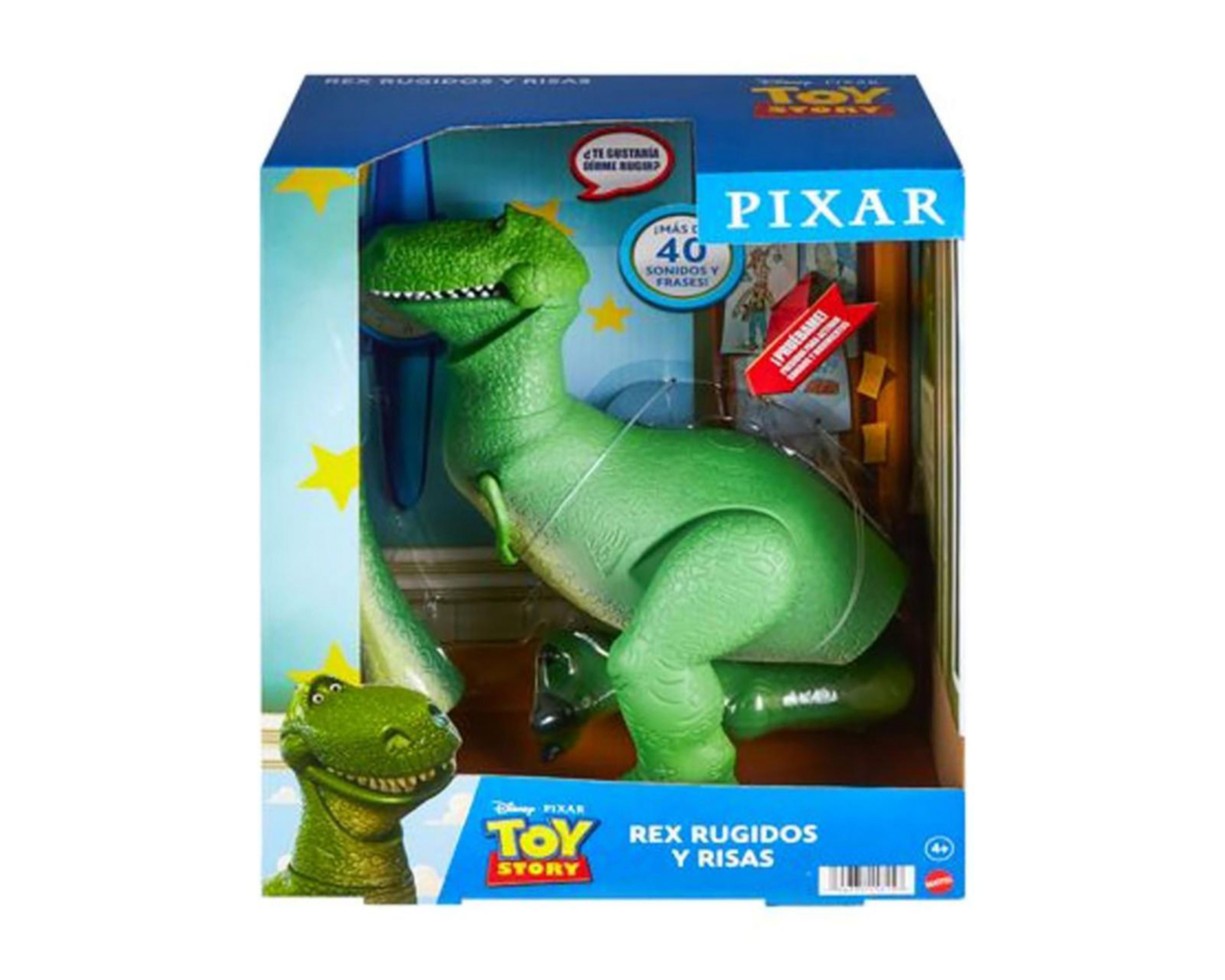 Foto 7 | Dinosaurio Disney Toy Story Rex Rugidos y Risas