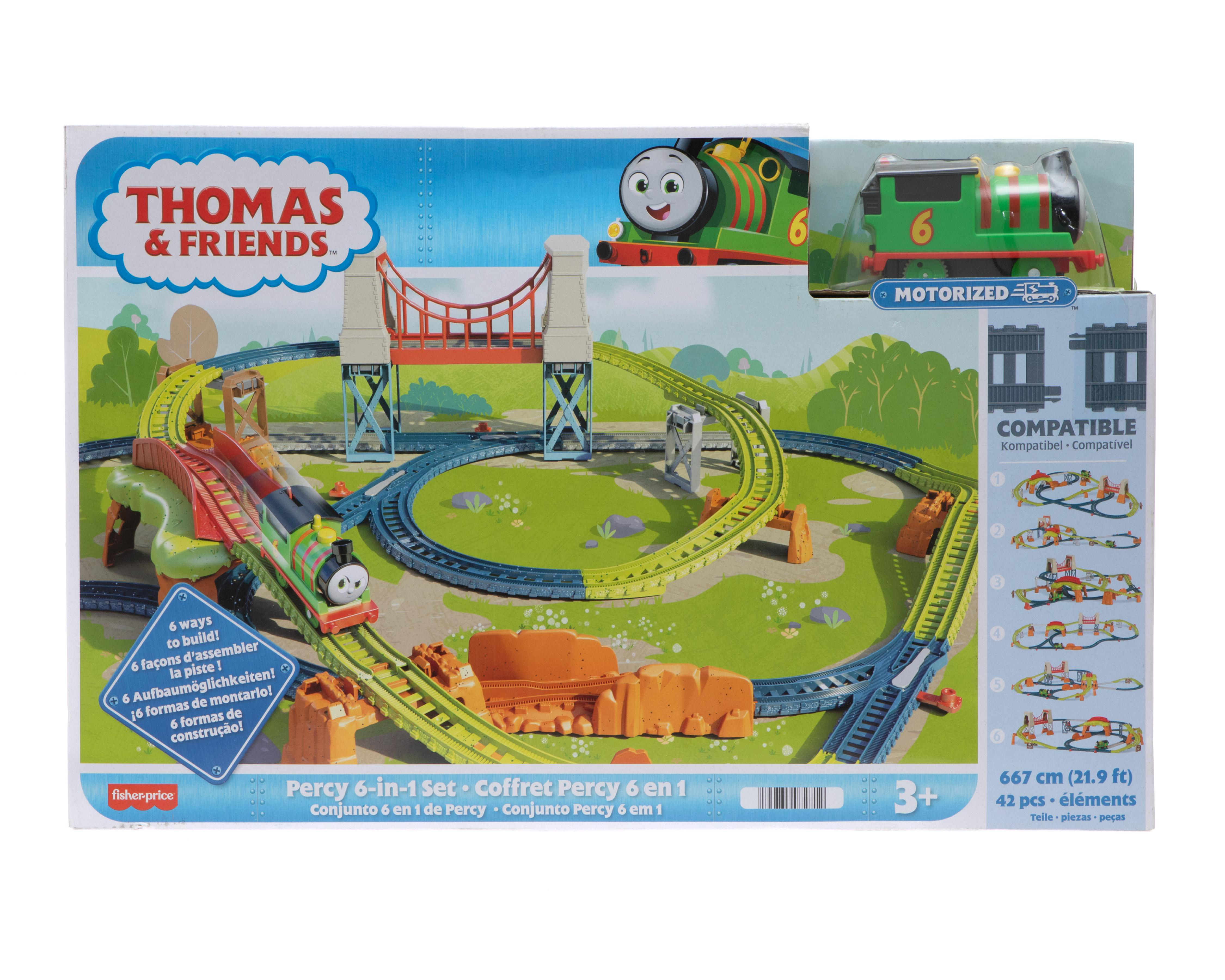 Pista de Juguete Thomas & Friends Percy 6 en 1