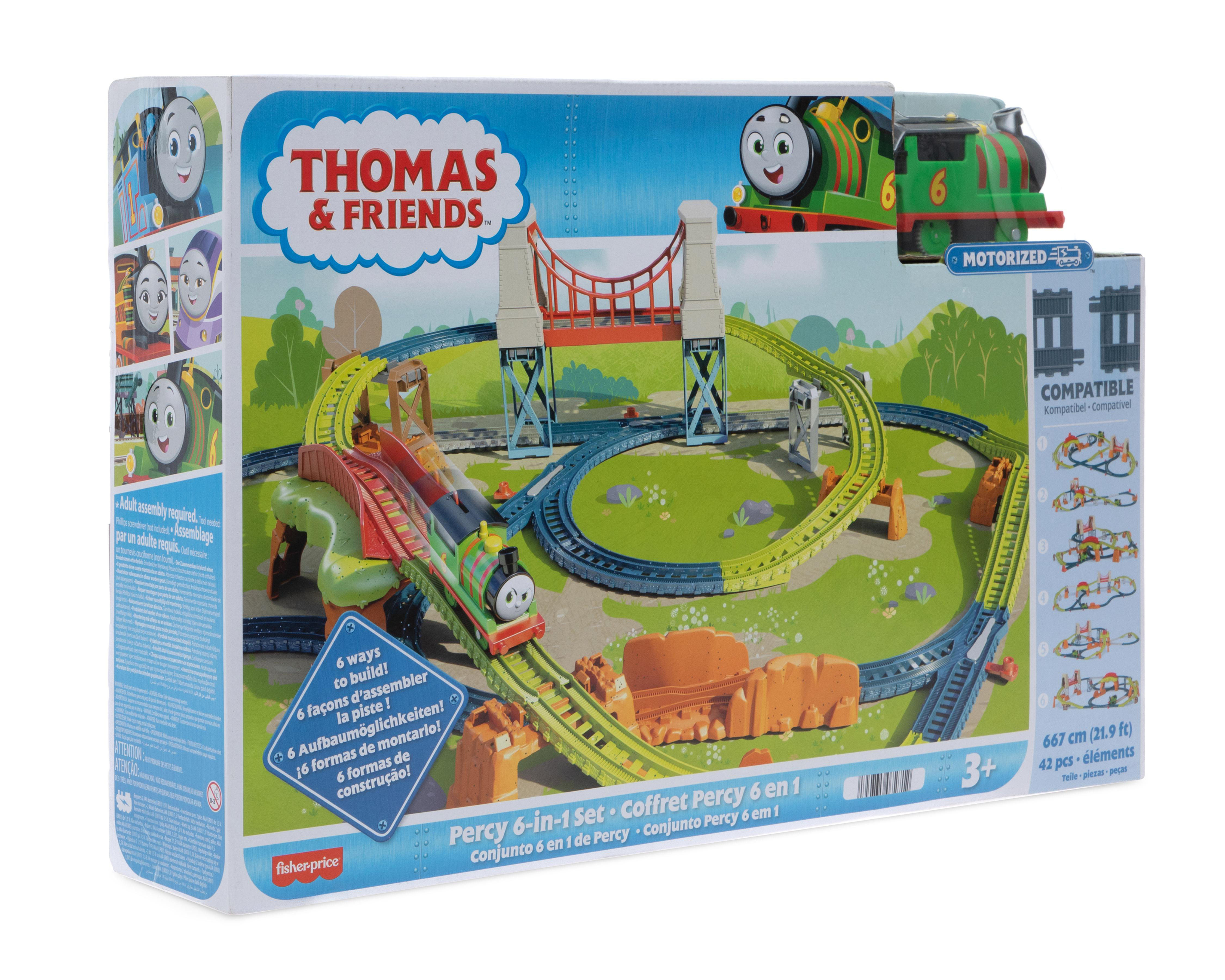 Foto 2 | Pista de Juguete Thomas & Friends Percy 6 en 1