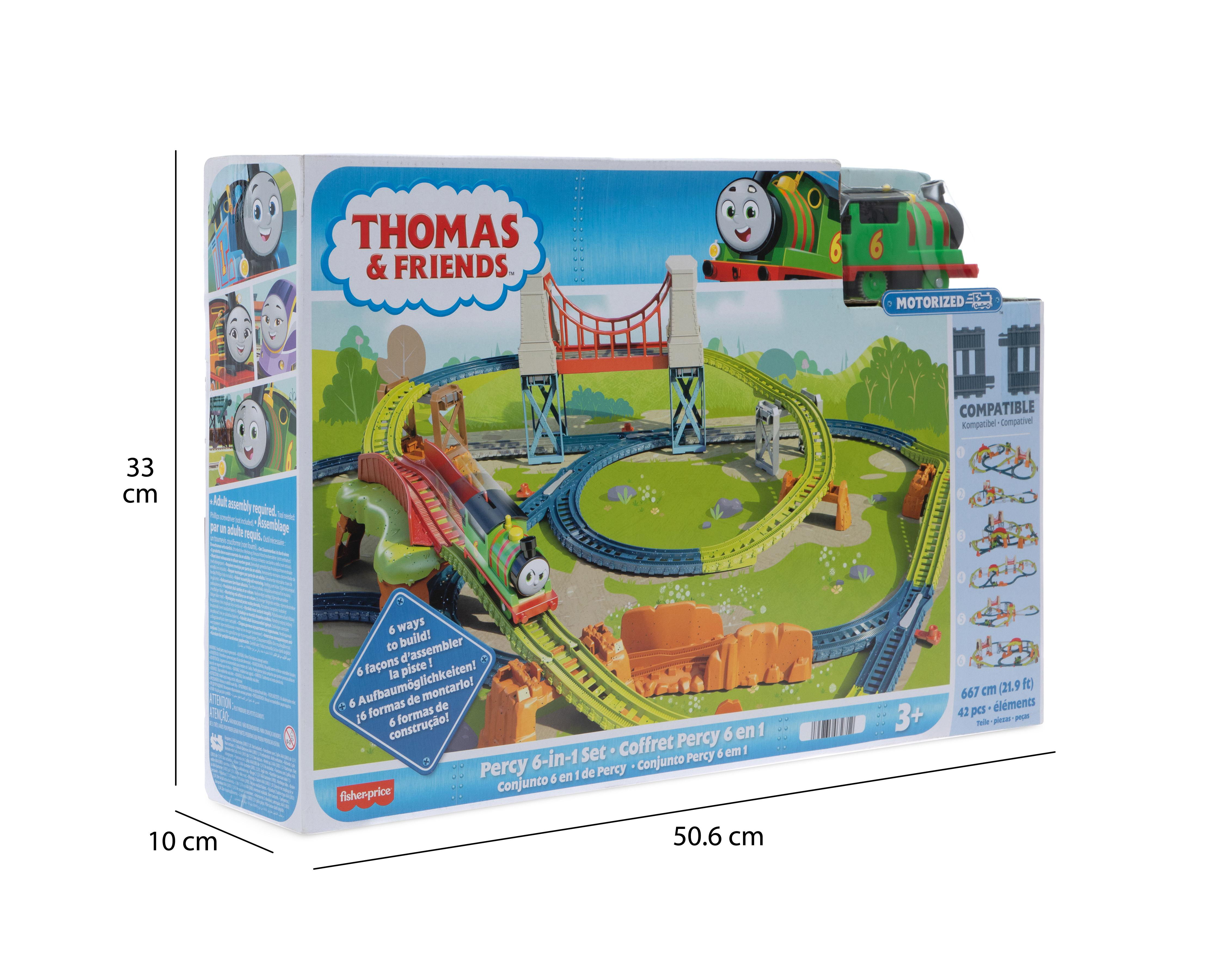 Foto 4 | Pista de Juguete Thomas & Friends Percy 6 en 1