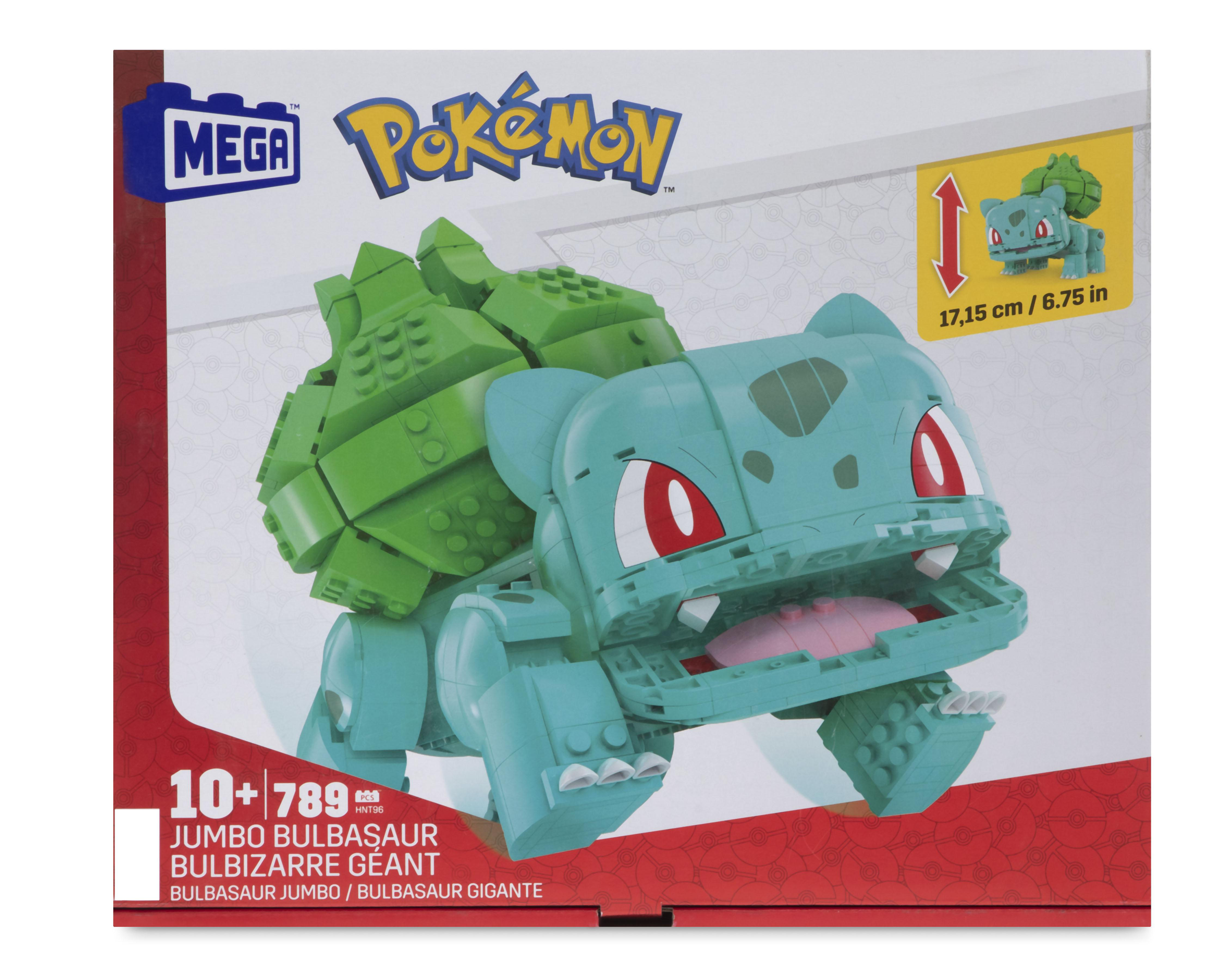 Foto 2 pulgar | Bloques de Construcción Mega Pokémon Bulbasaur Jumbo 789 Piezas