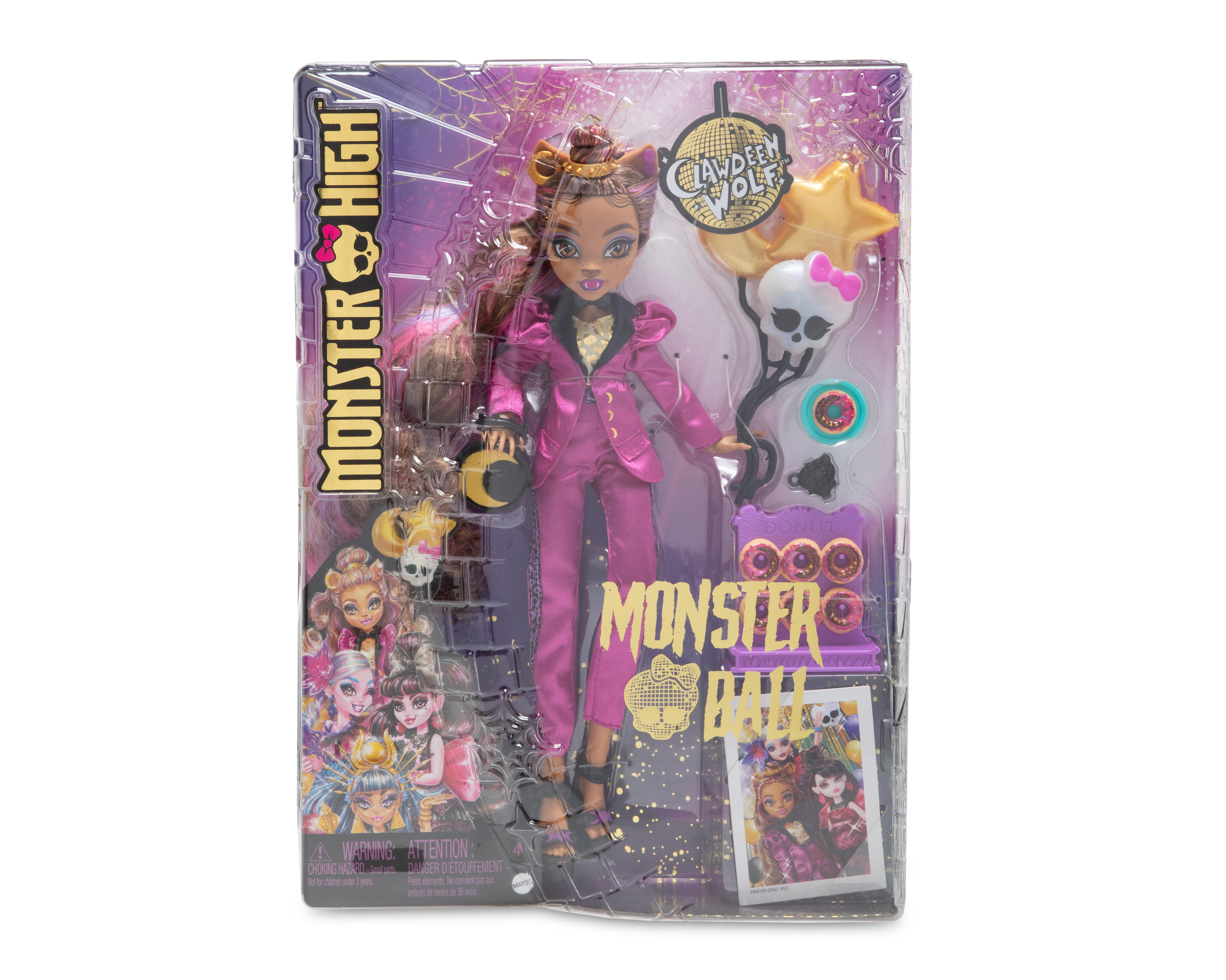 Foto 6 pulgar | Muñeca Monster High Baile Monstruoso Clawdeen Wolf
