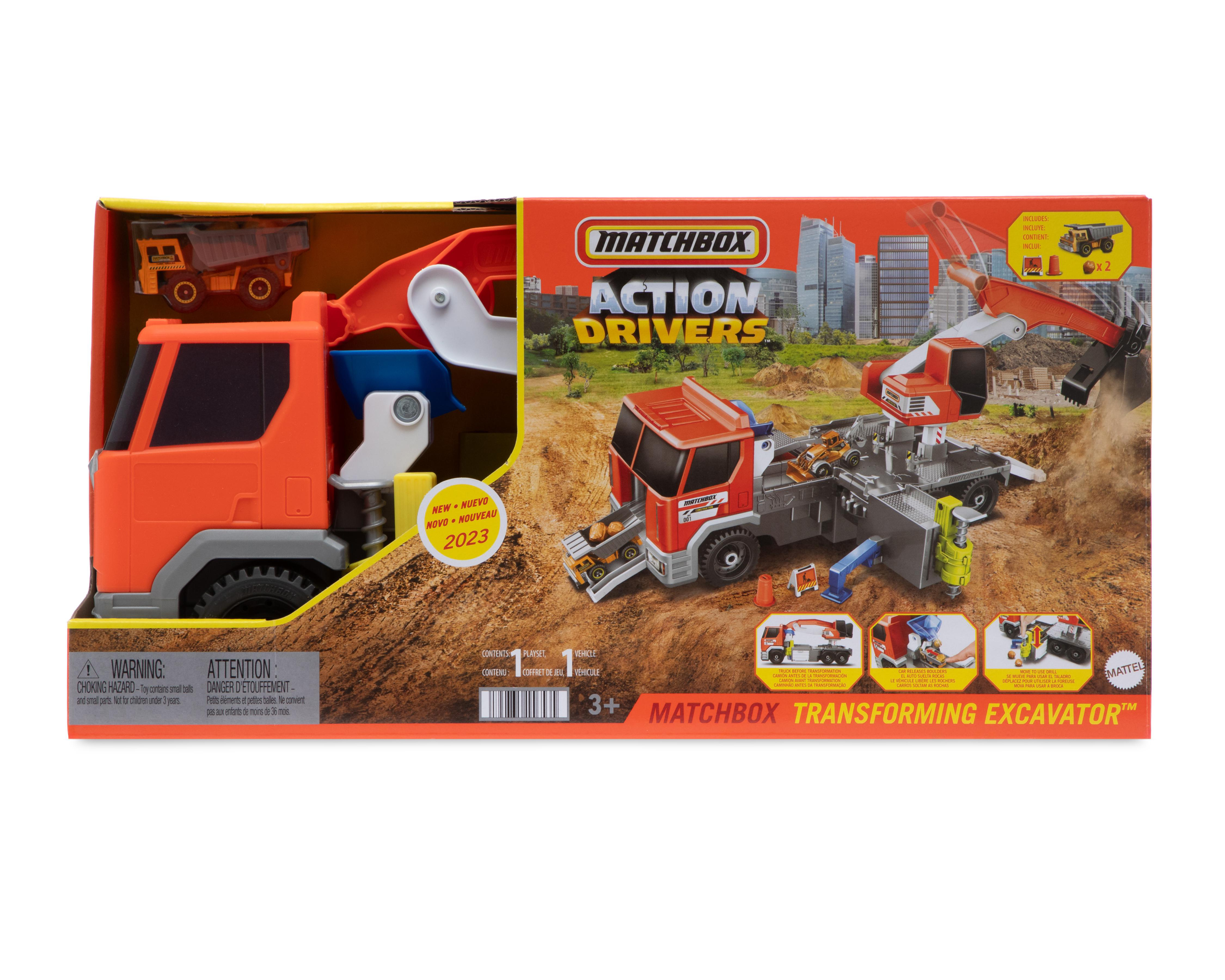 Foto 4 | Vehículo Mattel Matchbox Action Drivers Transforming Excavator