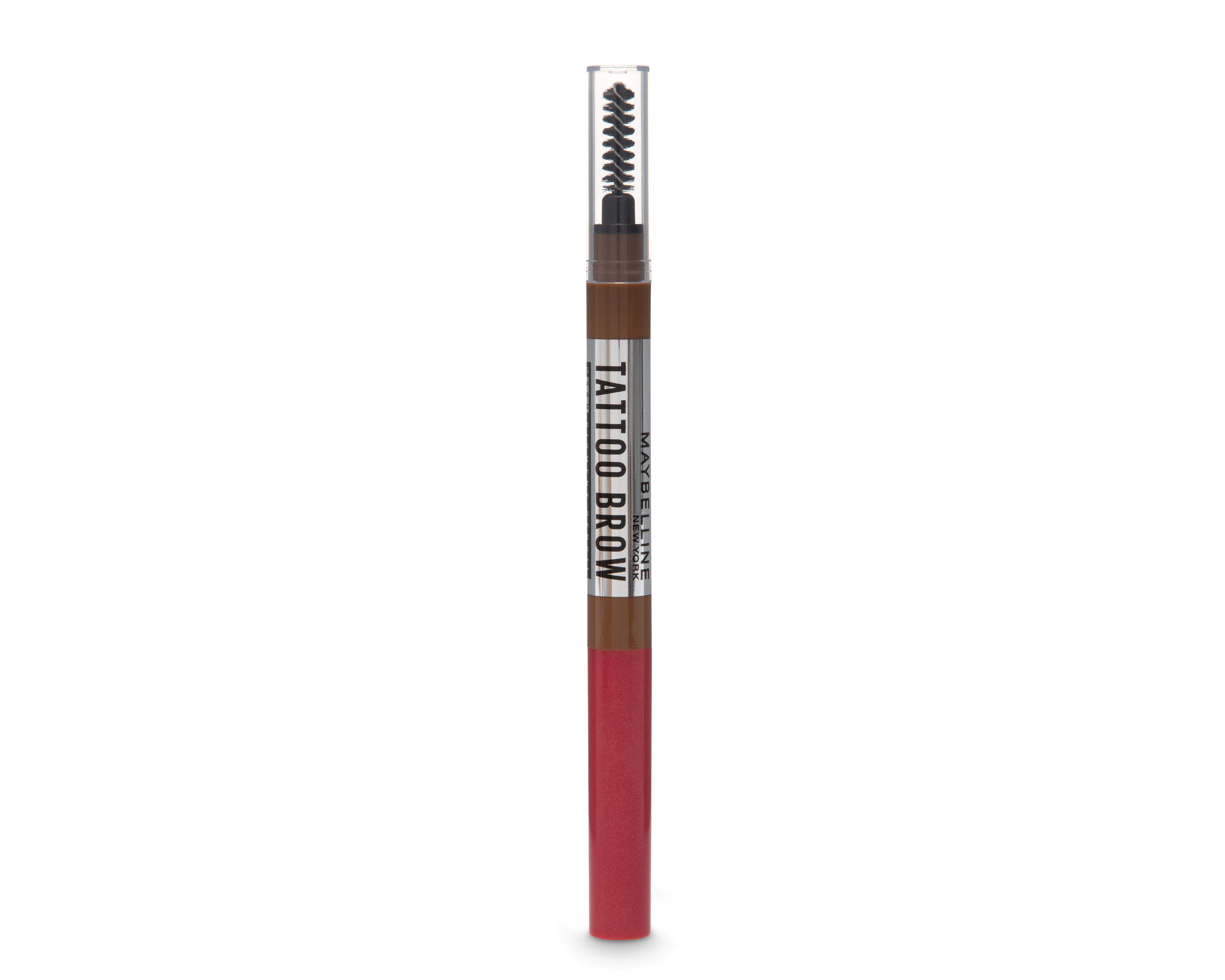 Foto 3 pulgar | Lápiz para Cejas Maybelline Tattoo Brow Natural Brown