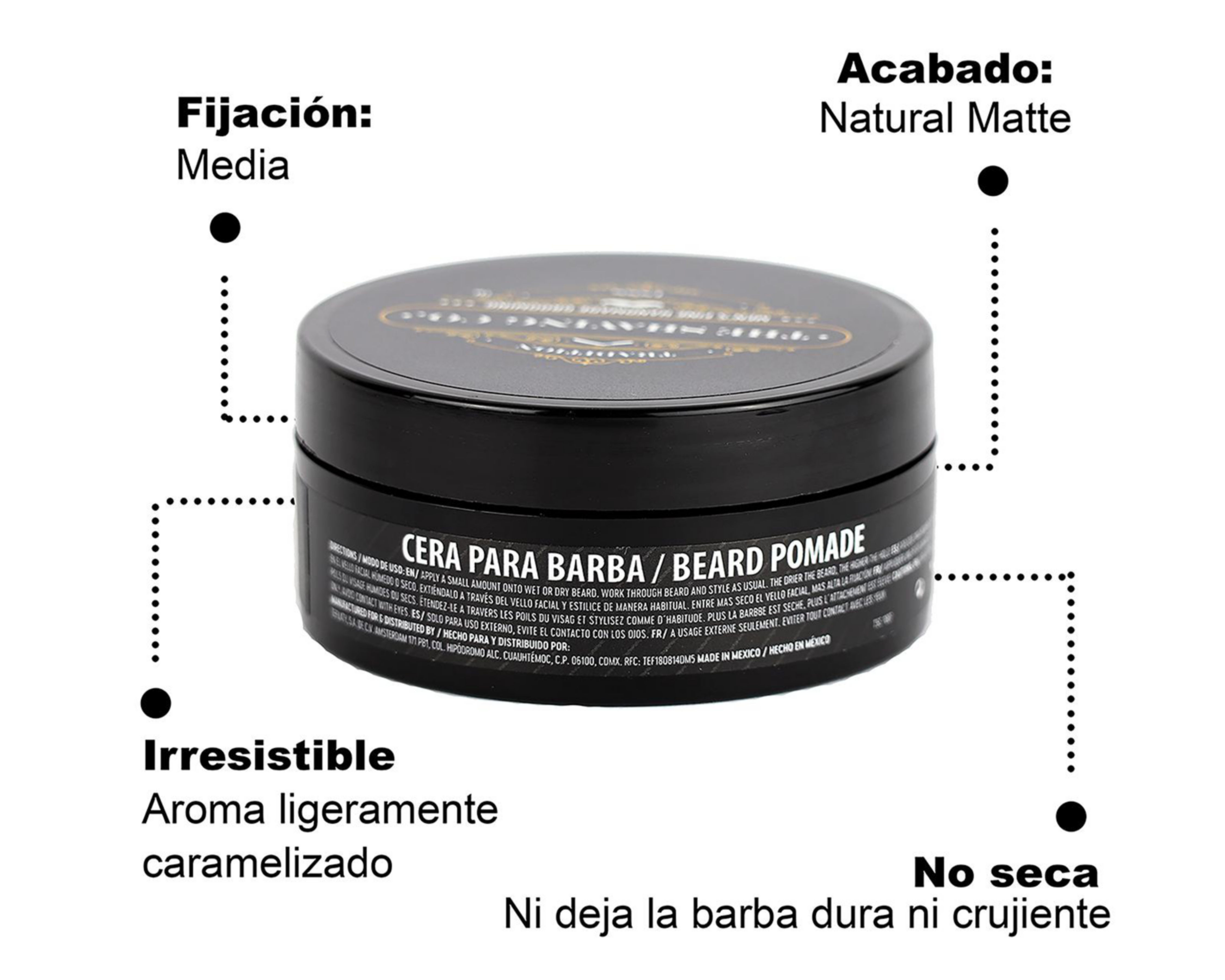 Foto 4 pulgar | Cera para Barba The Shaving Co 57 g