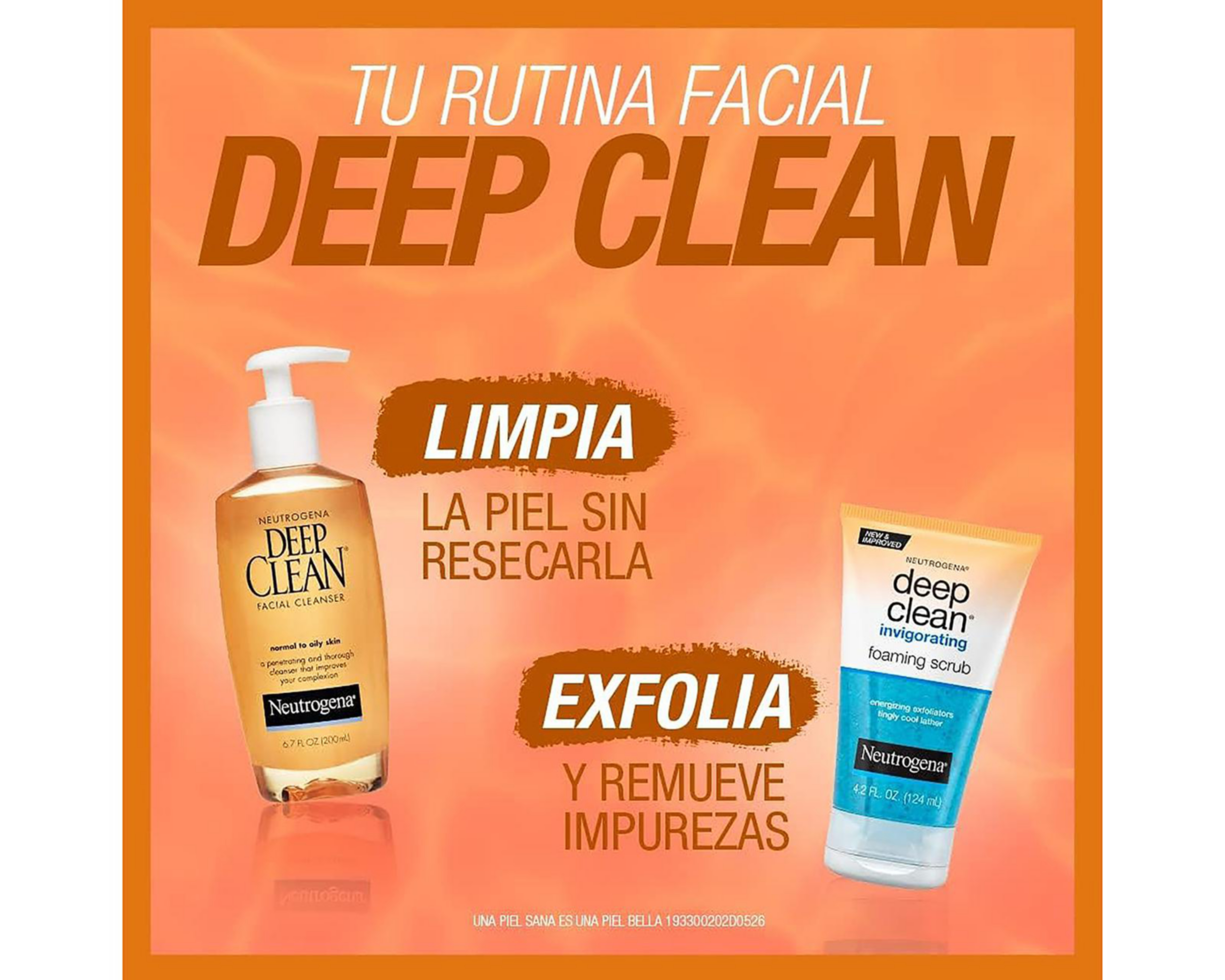 Foto 5 pulgar | Limpiador Facial Neutrogena Deep Clean 200 ml