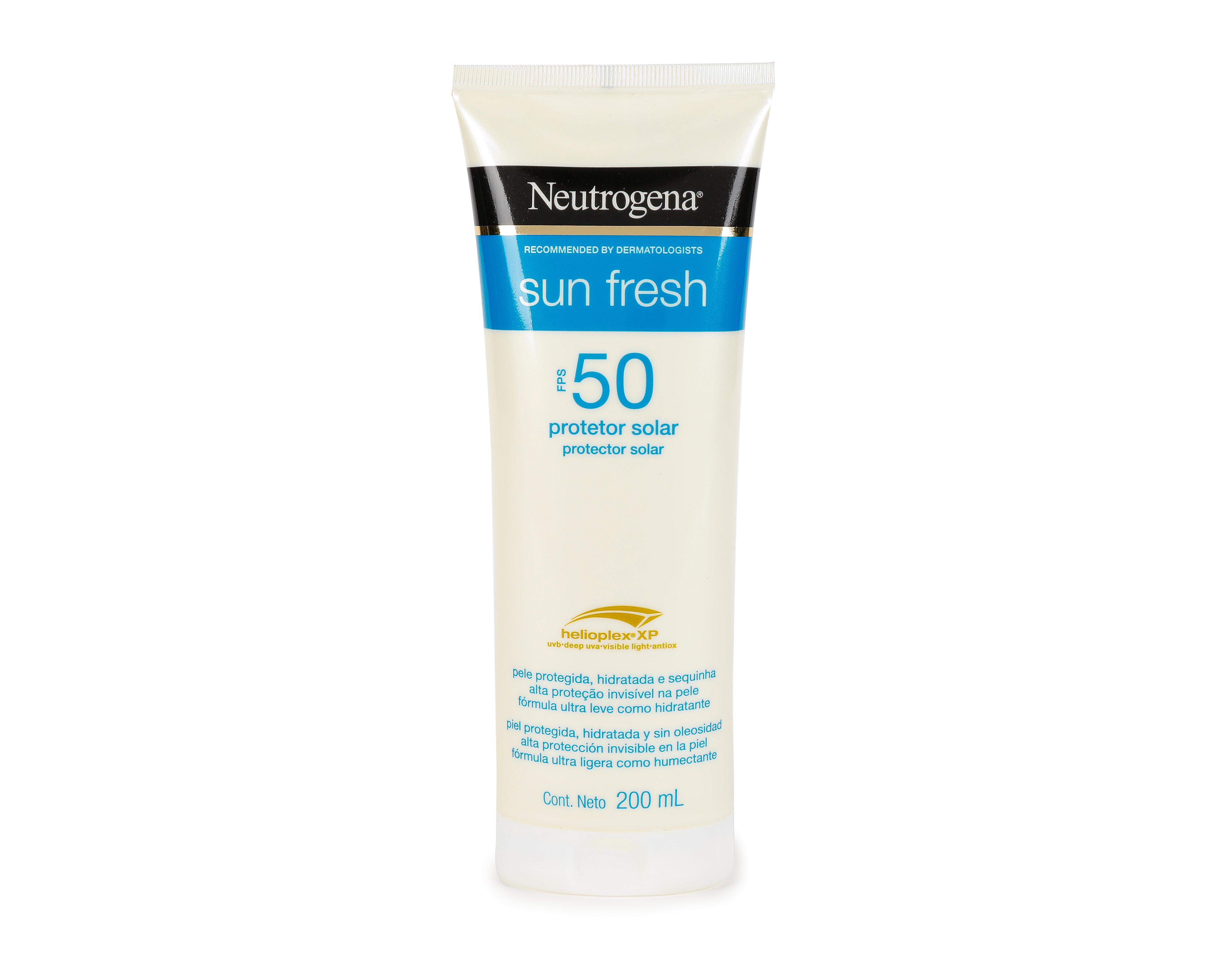 Foto 2 pulgar | Protector Solar Corporal Neutrogena Sun Fresh FPS 50 200 ml