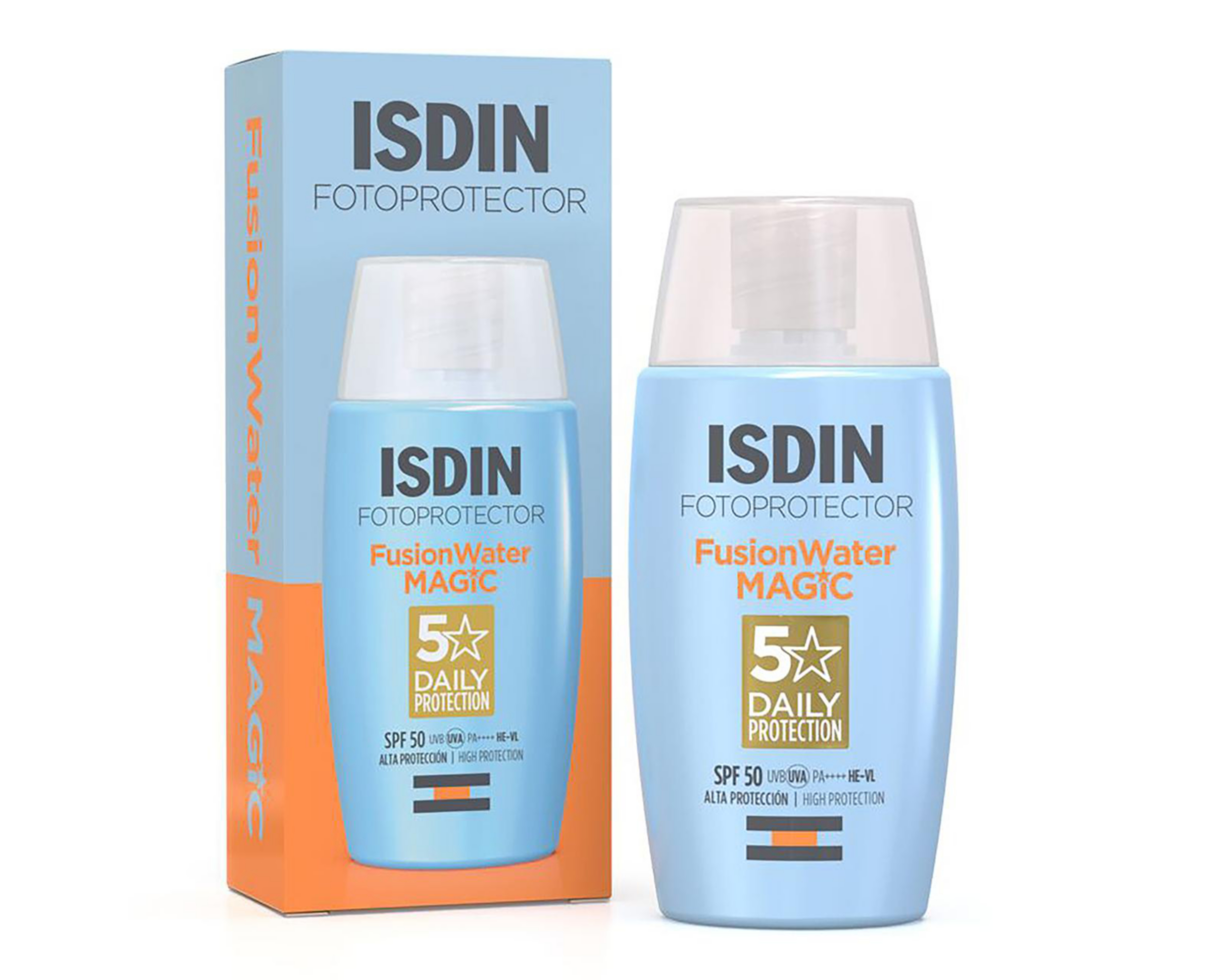 Protector Solar ISDIN Fusion Water Magic FPS+ 50 50 ml $629