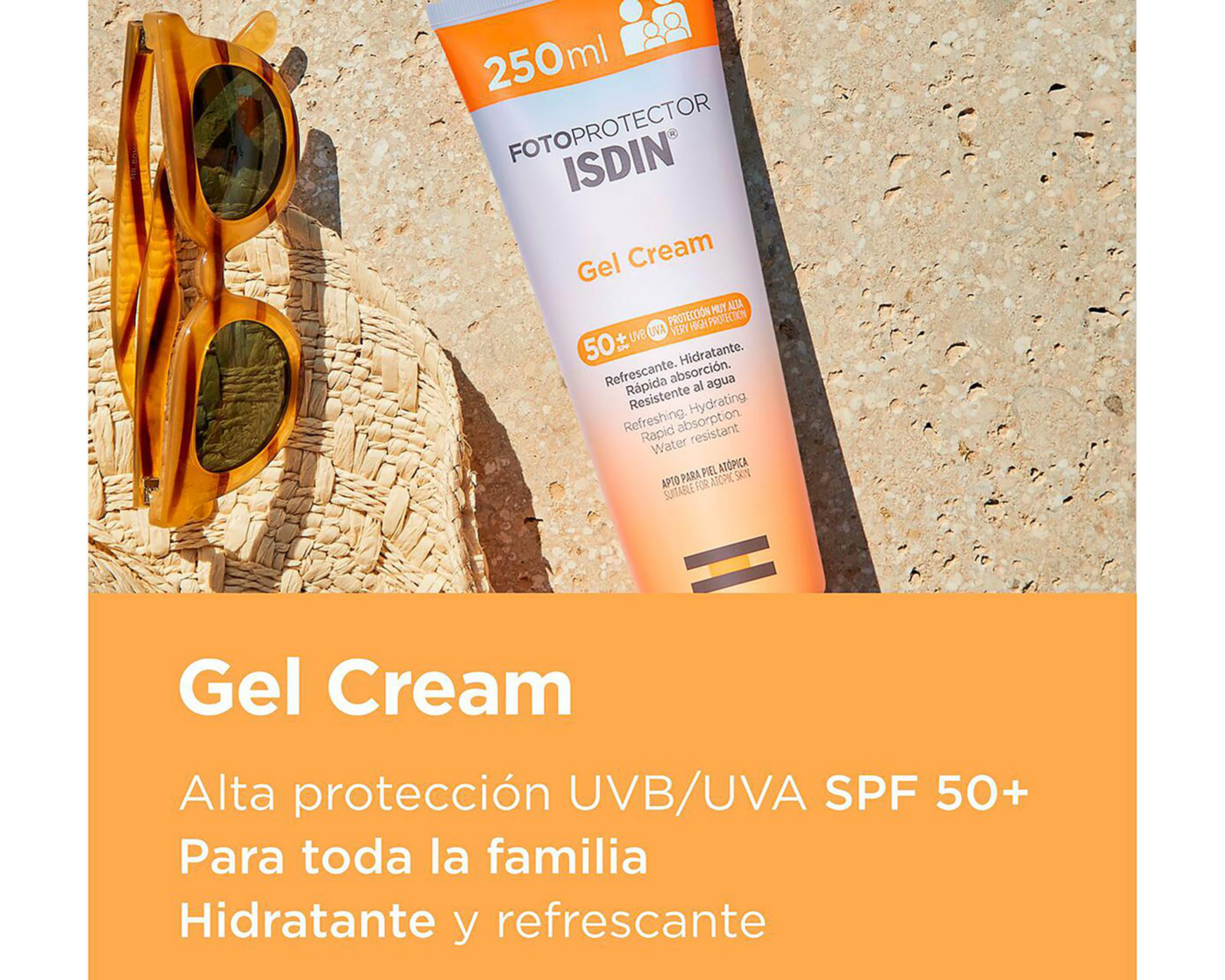 Foto 5 pulgar | Protector Solar ISDIN Gel Cream FPS 50+ 250 ml