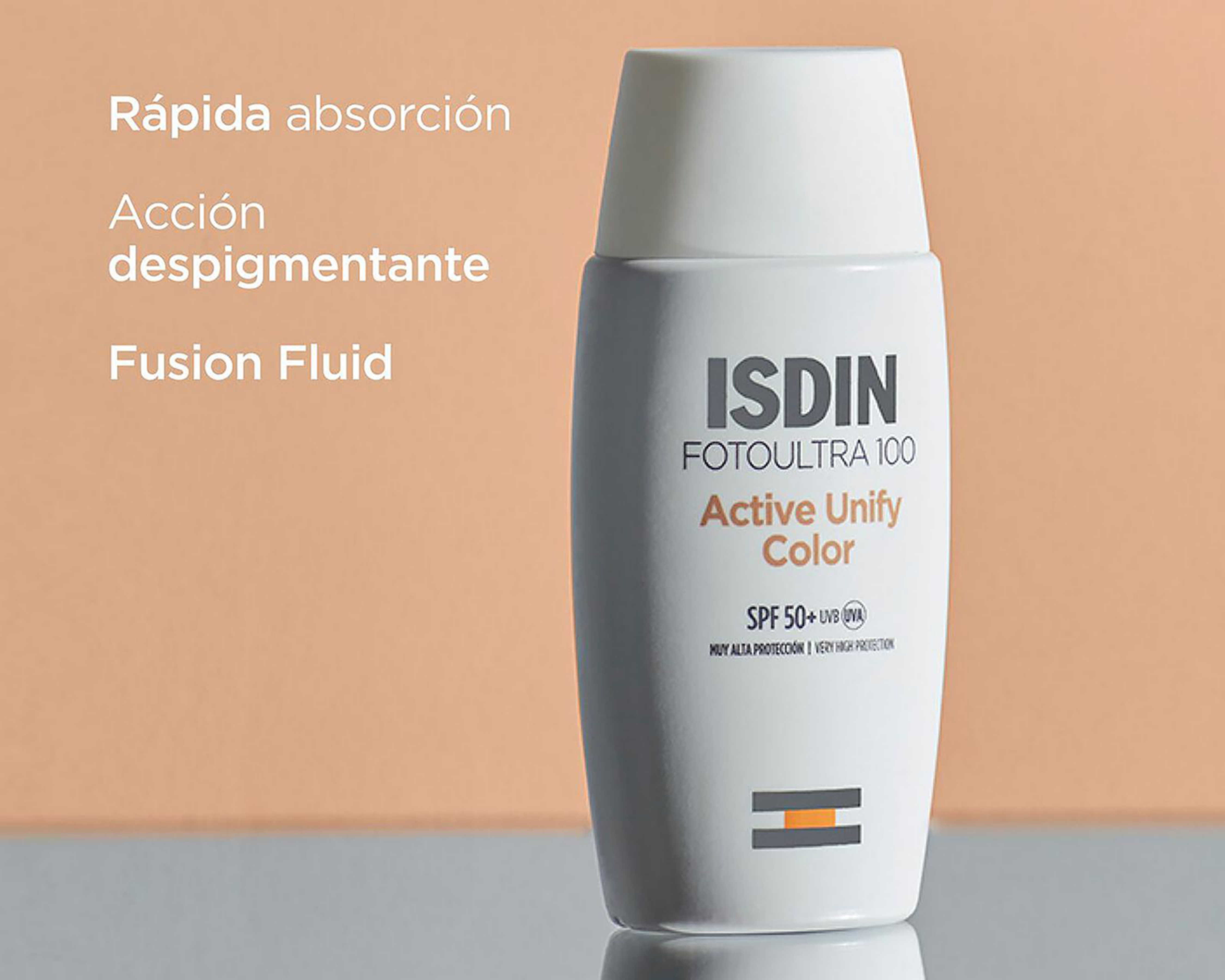 Foto 3 pulgar | Protector Solar ISDIN Active Unify Color FPS 50+ 50 ml