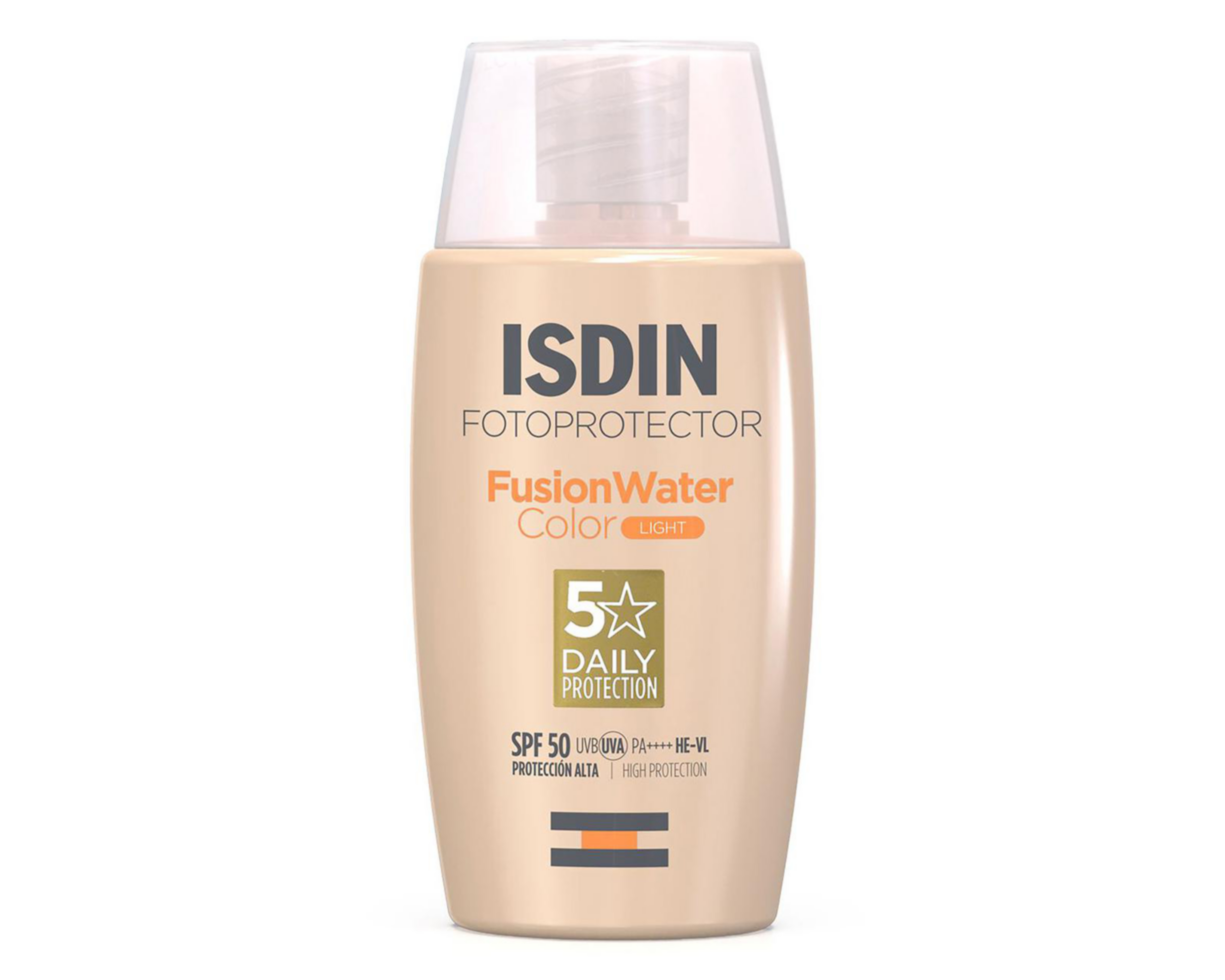 Foto 2 pulgar | Protector Solar ISDIN Fusion Water Color Tono Claro FPS 50+ 50 ml