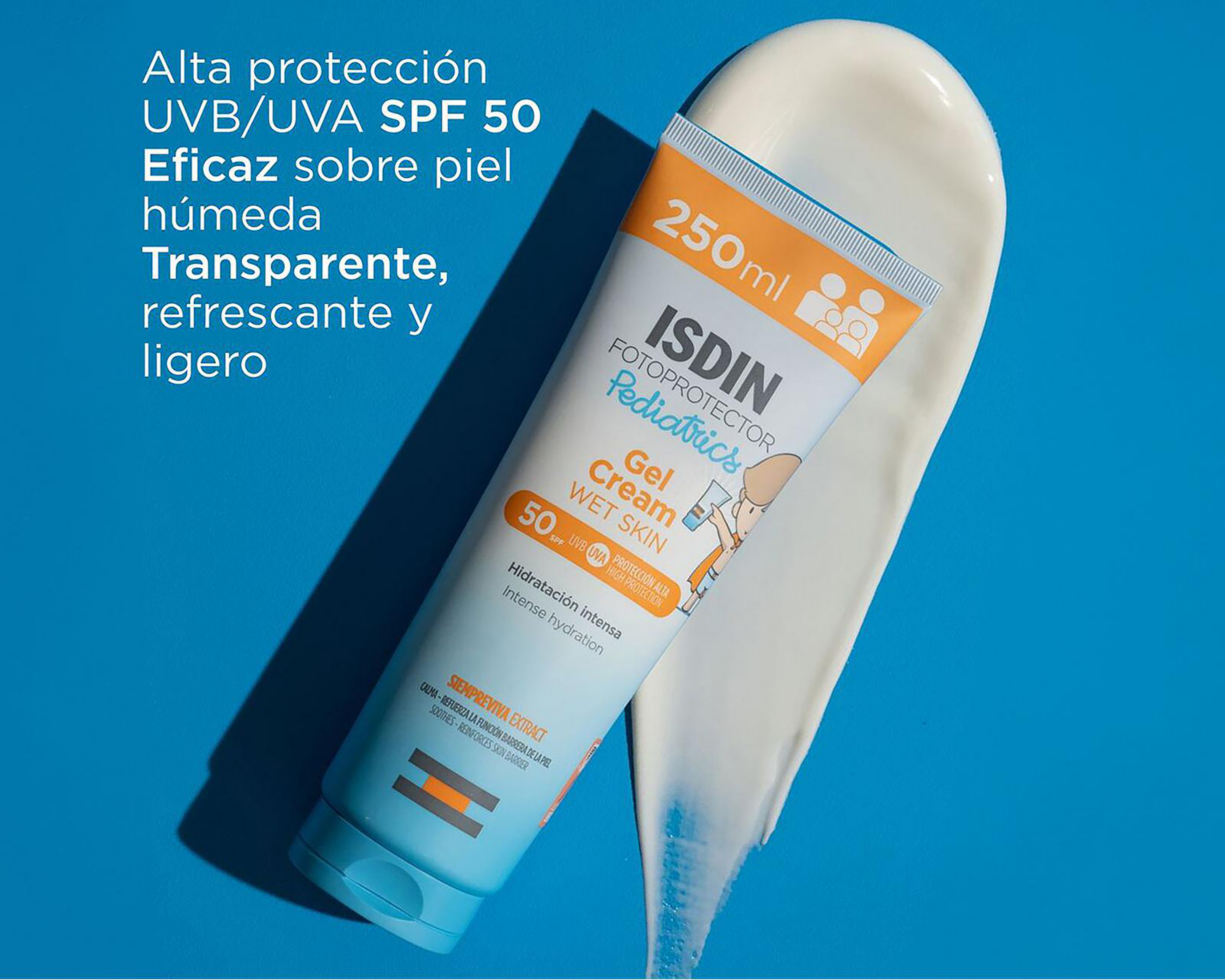 Foto 4 pulgar | Protector Solar ISDIN Gel Crema Pediatrics FPS 50+ 250 ml