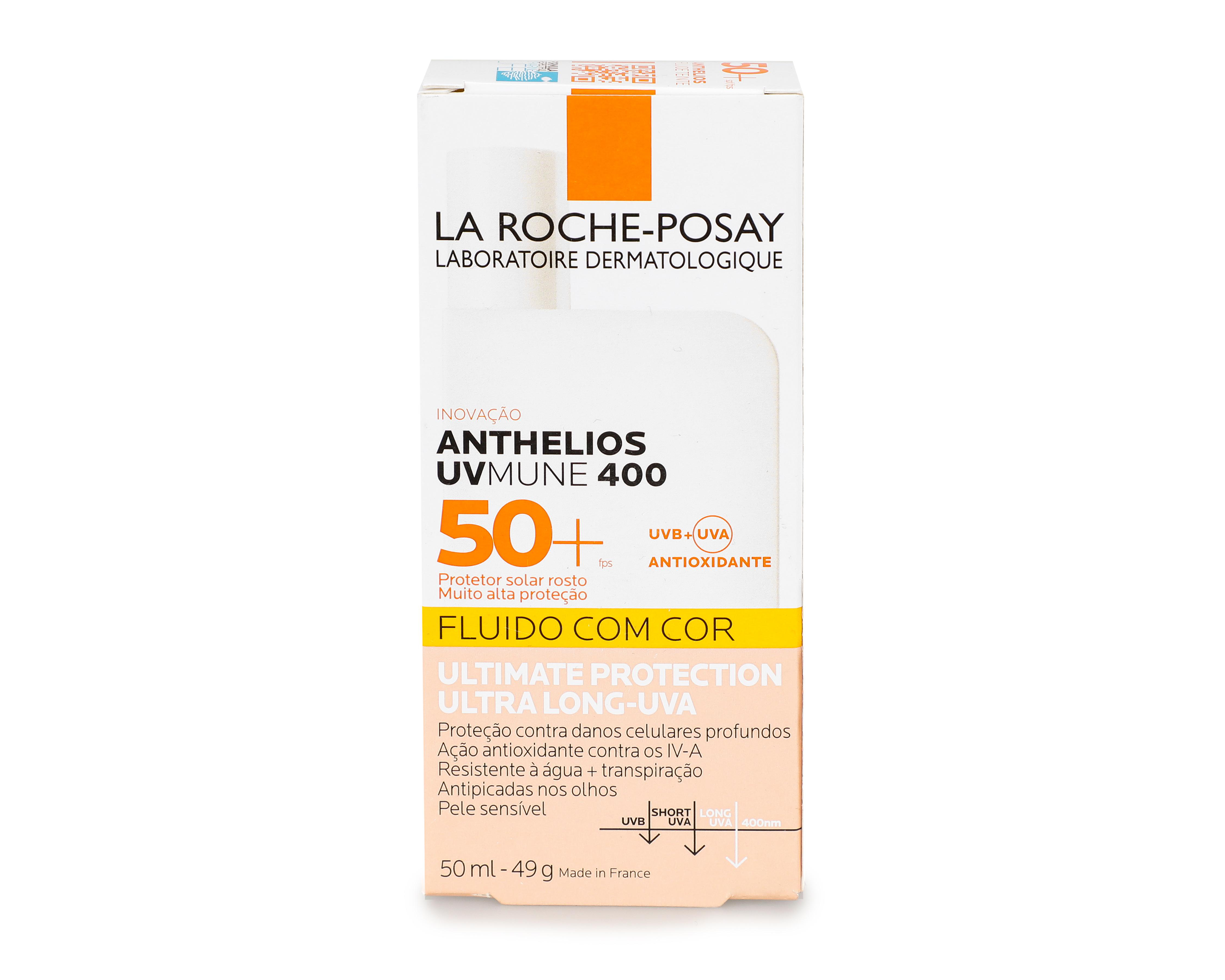 Foto 3 pulgar | Protector Solar La Roche Posay Anthelios FPS 50+ Color Fluid 50 ml