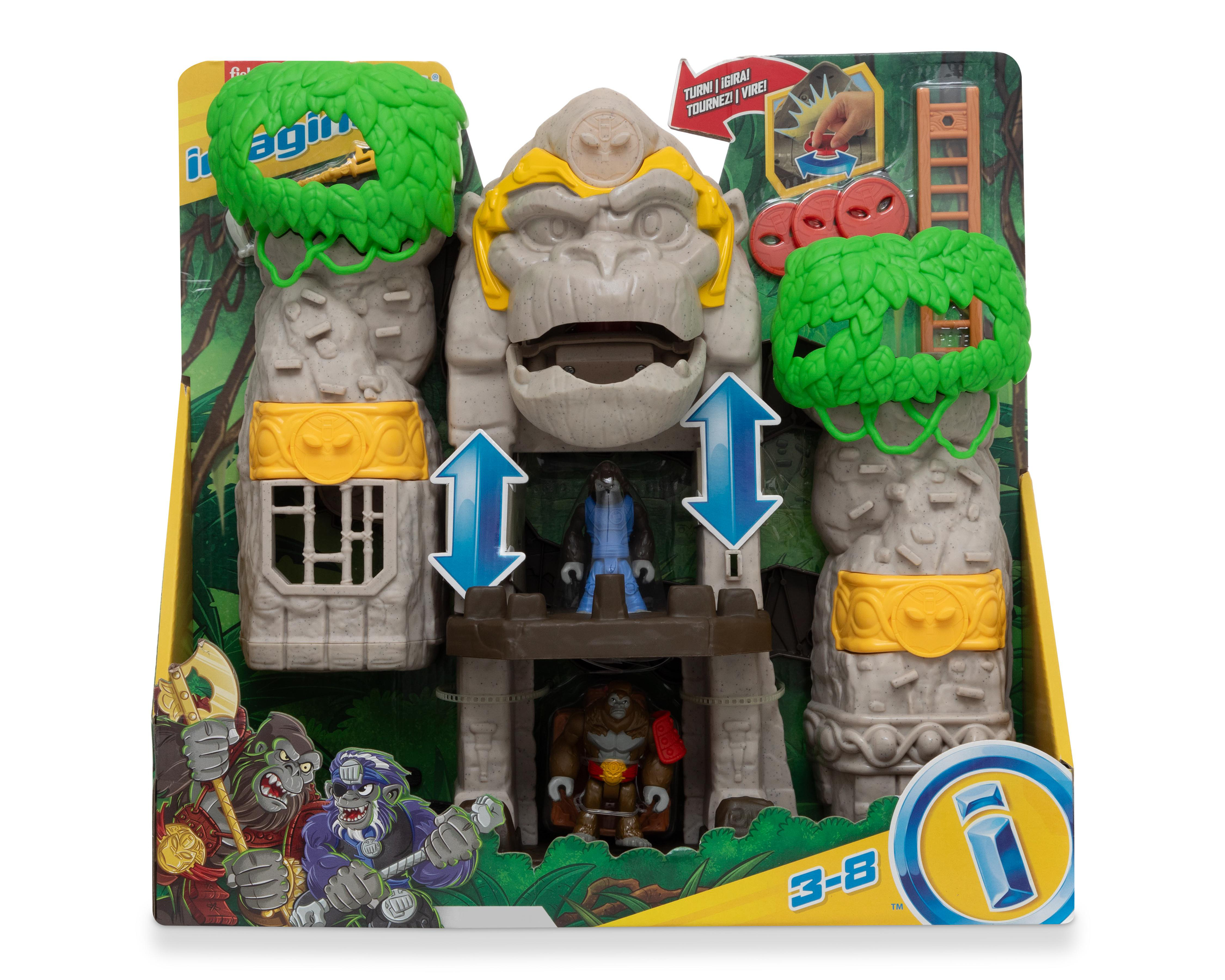 Foto 4 | Fortaleza del Gorila Fisher Price Imaginext Mundo Aventura