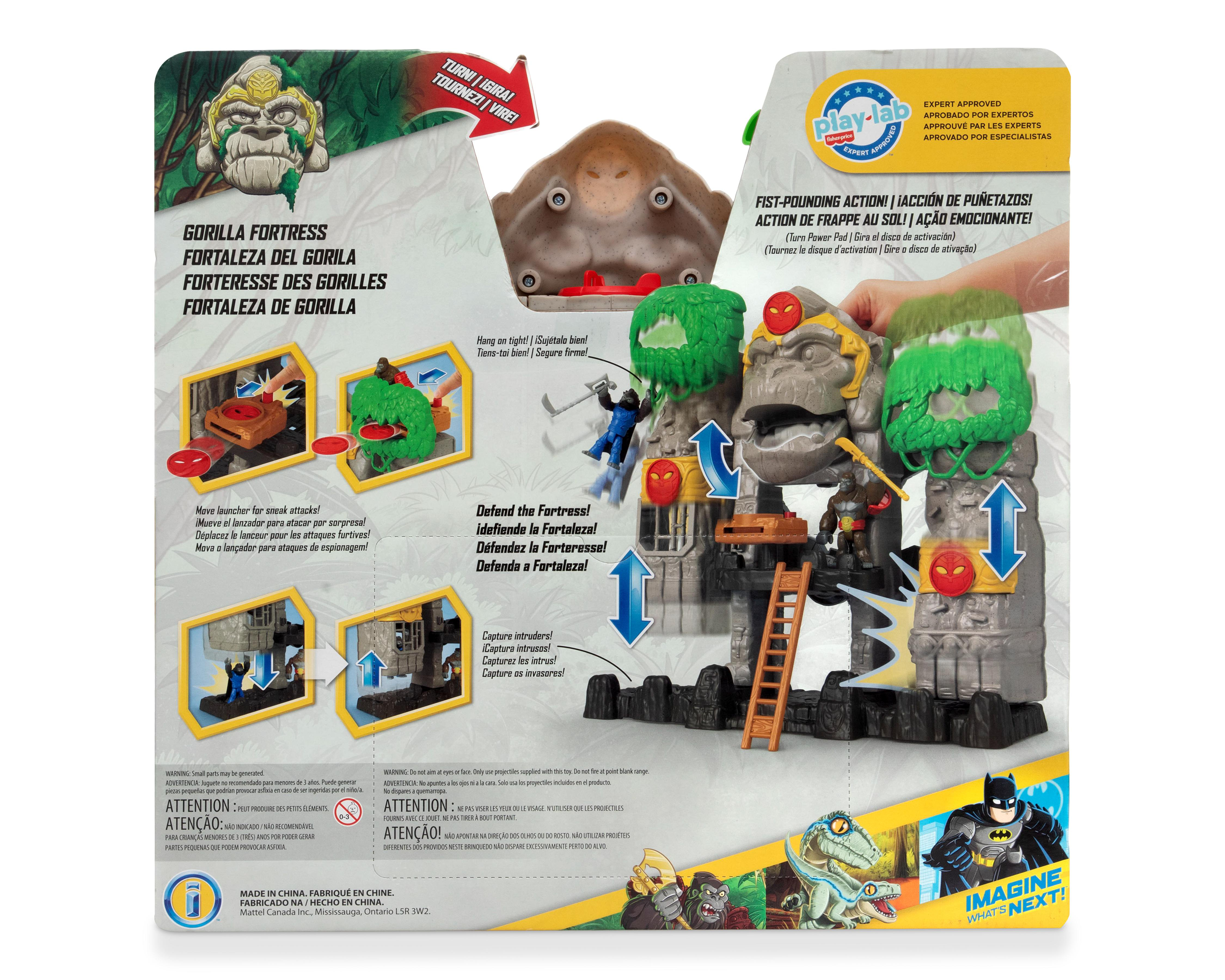 Foto 5 | Fortaleza del Gorila Fisher Price Imaginext Mundo Aventura