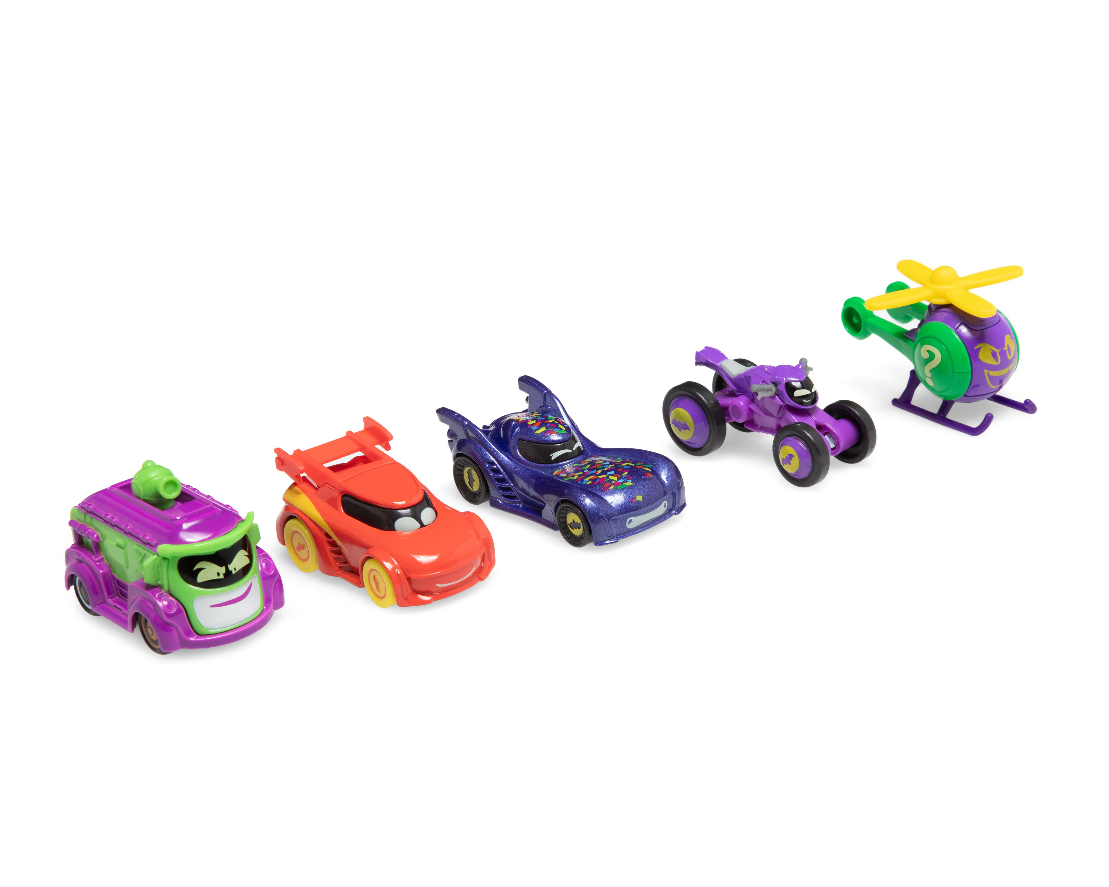 Foto 4 pulgar | Carro de Juguete Batwheels Fisher Price 5 Piezas