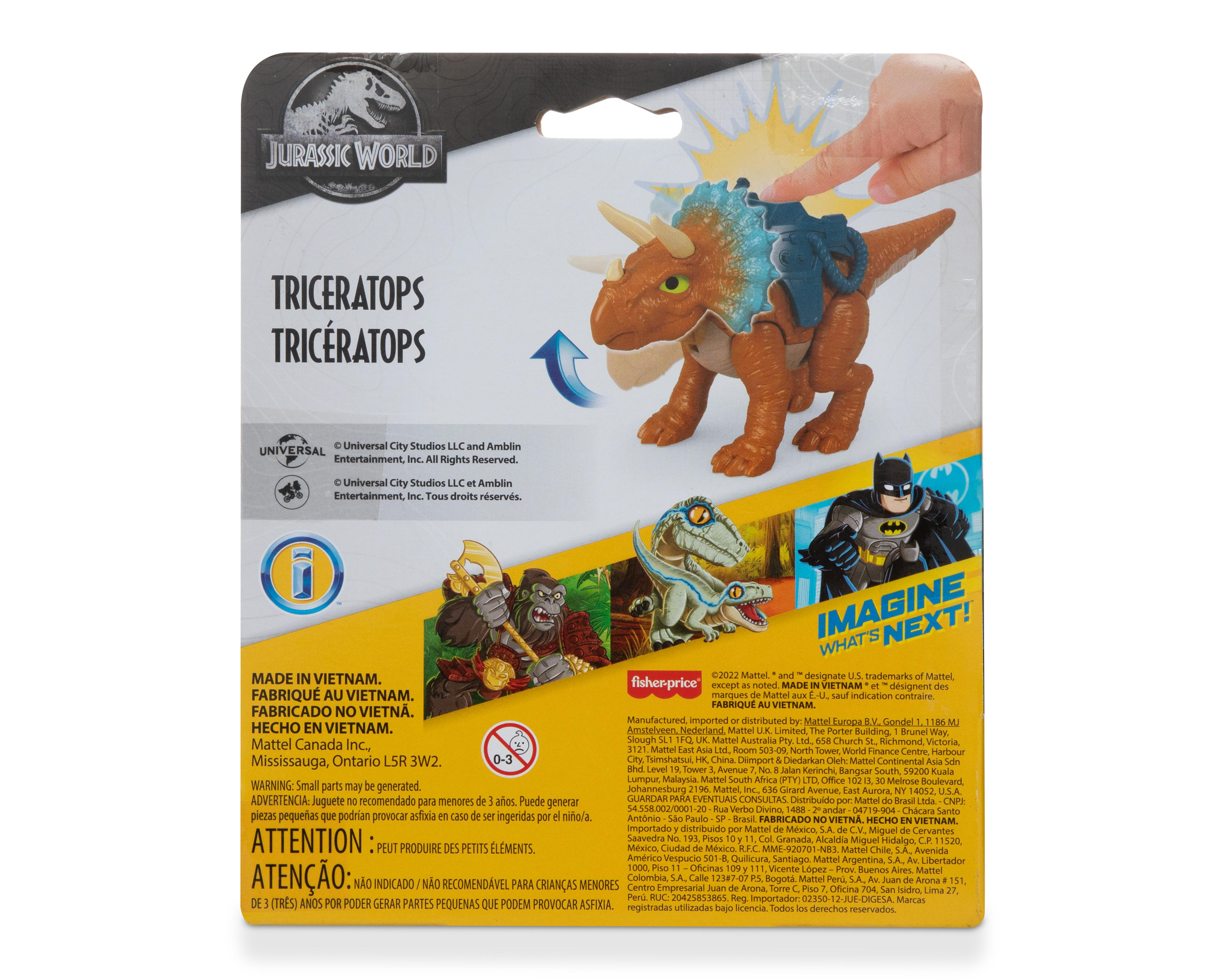 Foto 6 | Dinosaurio Nuevas Especies Jurassic World Imaginext Fisher Price 1 Pieza al Azar