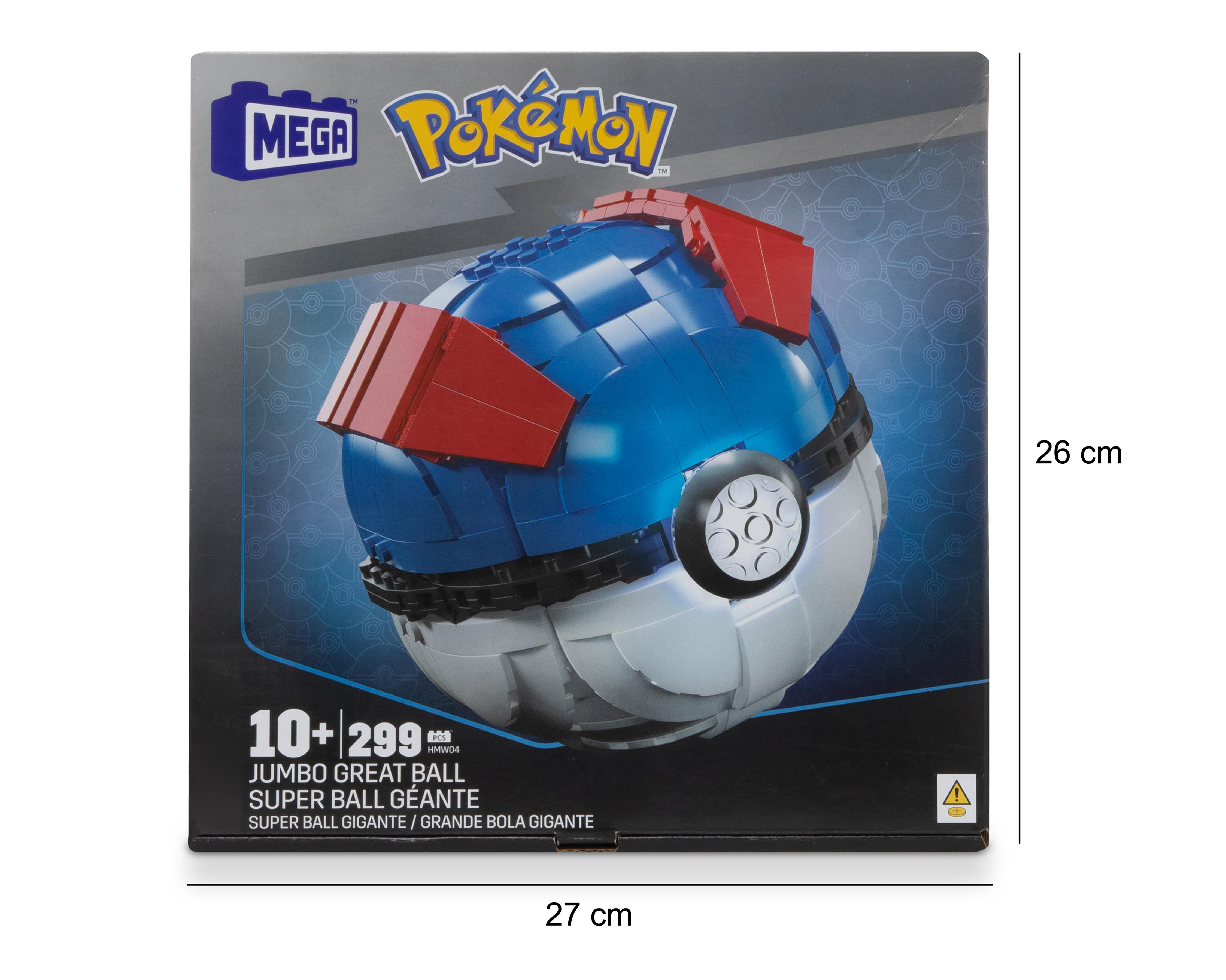 Foto 3 | Bloques de Construcción Mega Pokémon Super Ball Gigante 299 Piezas