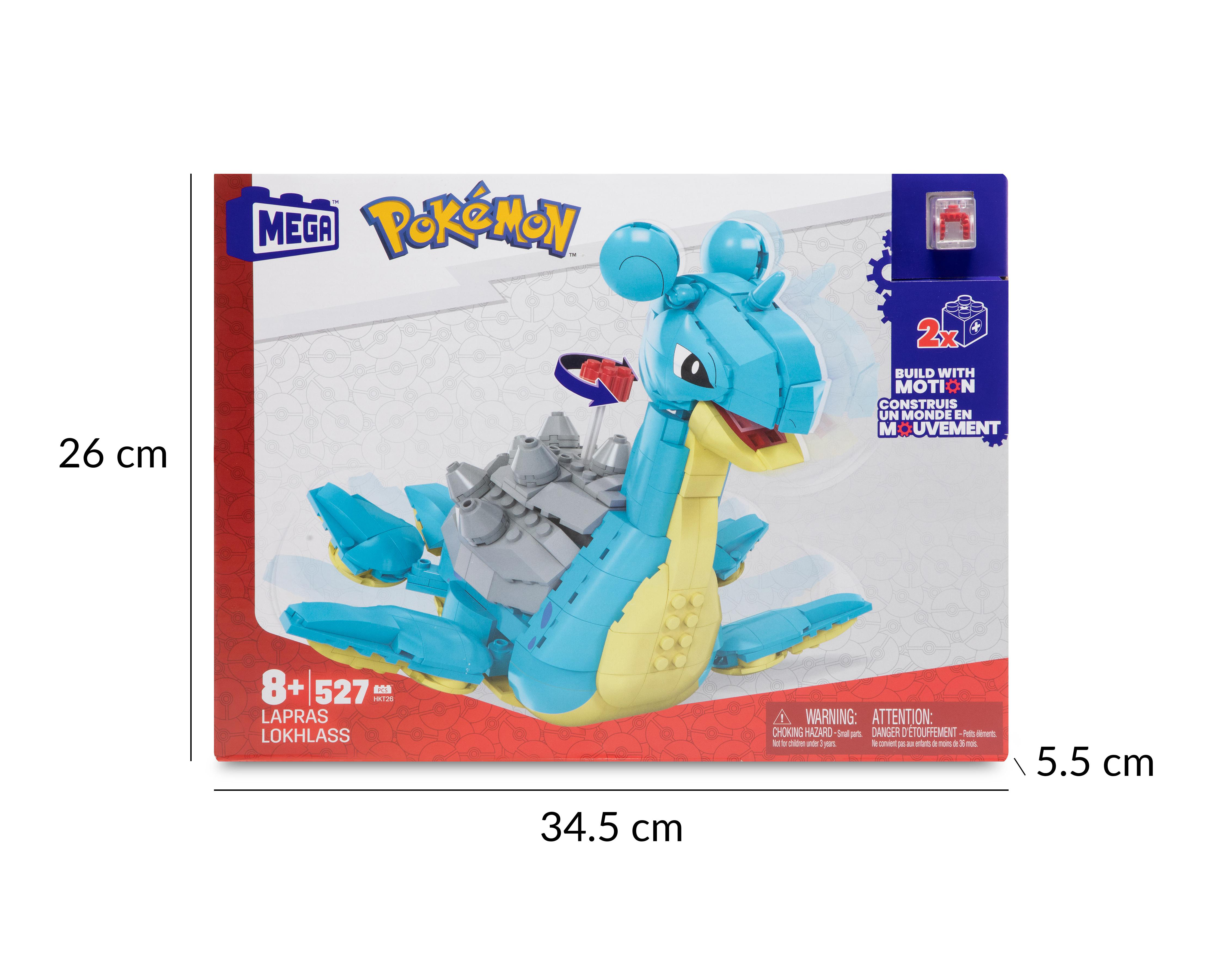 Foto 4 pulgar | Bloques de Construcción Mega Pokémon Lapras 527 Piezas