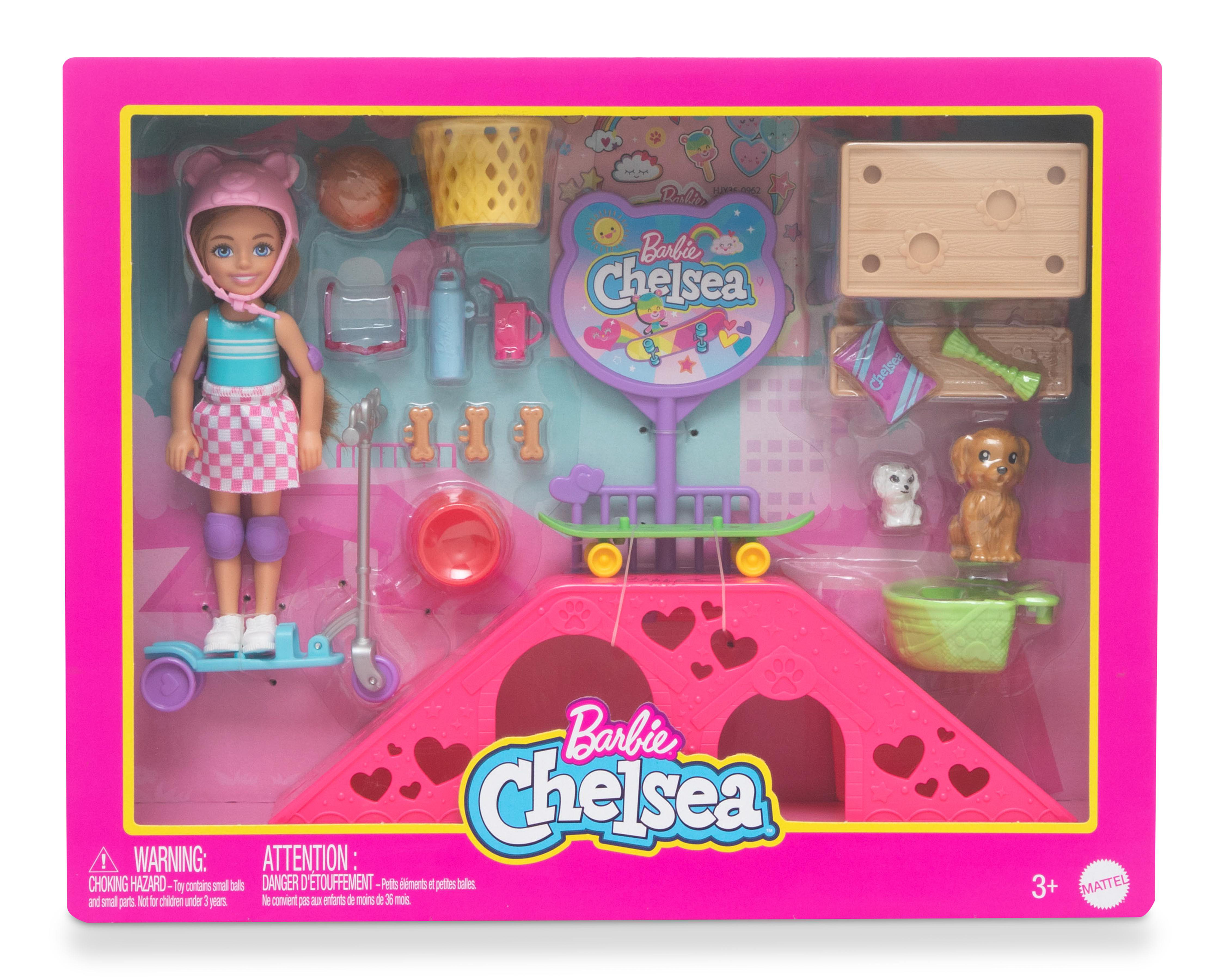 Foto 5 | Chelsea Patinadora Barbie con Accesorios