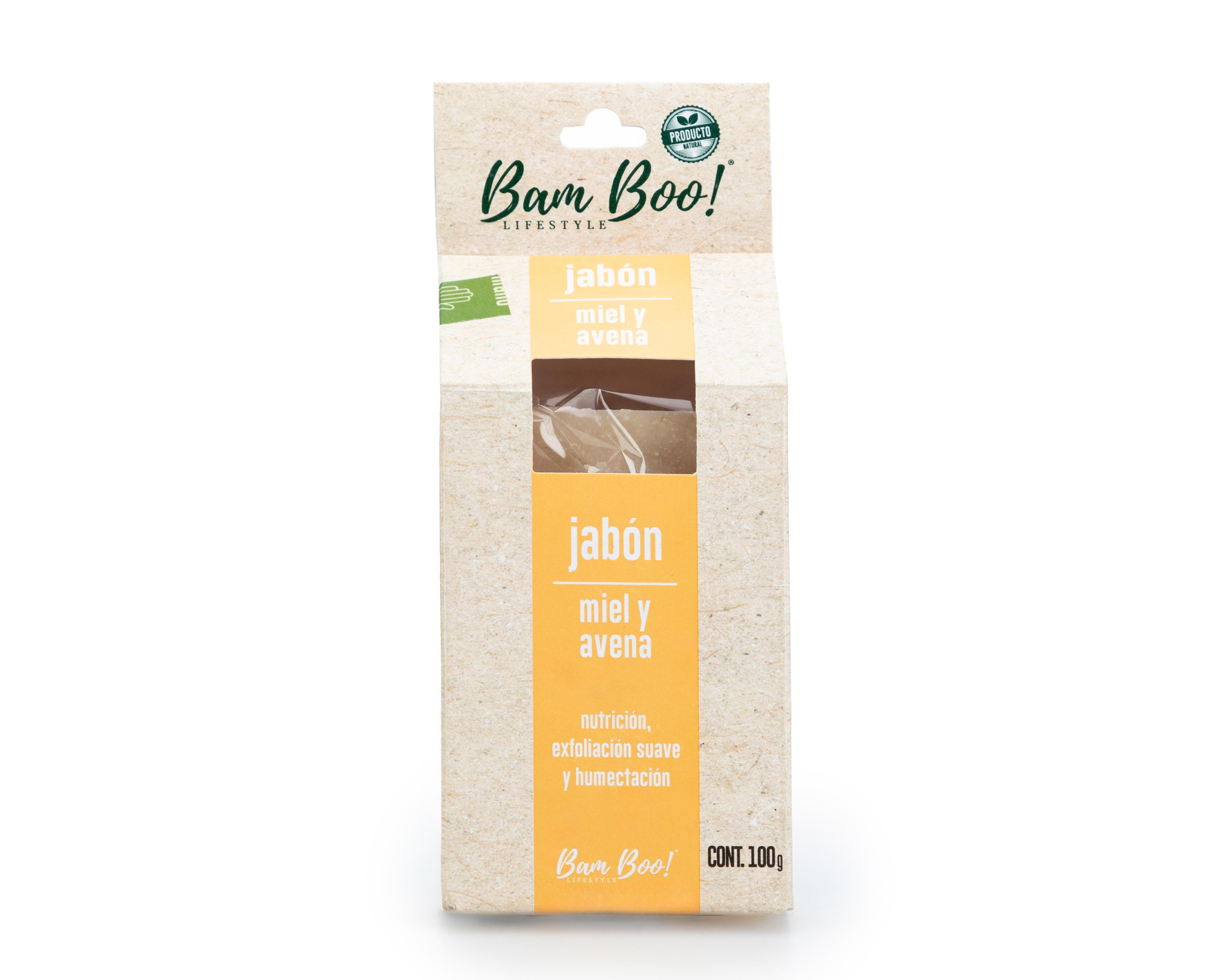 Jabón de Miel y Avena Bam Boo! Lifestyle 100 g