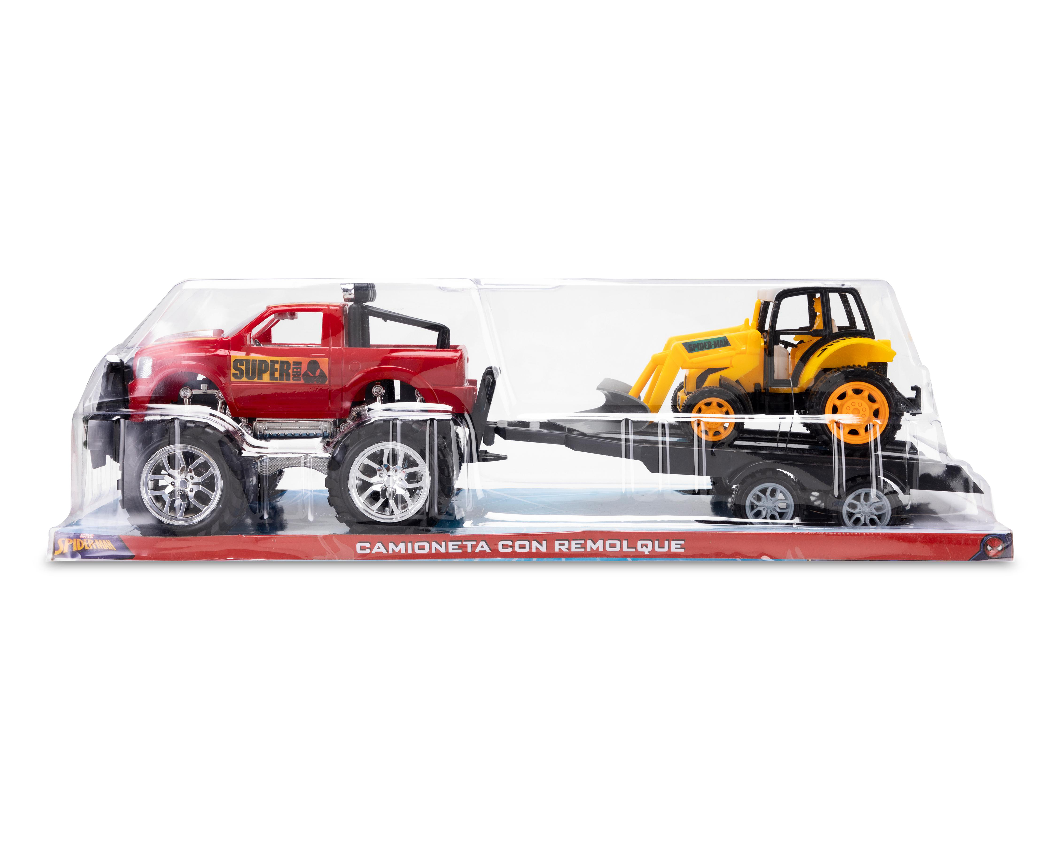 Camioneta de Fricción con Remolque Spider-Man Avengers
