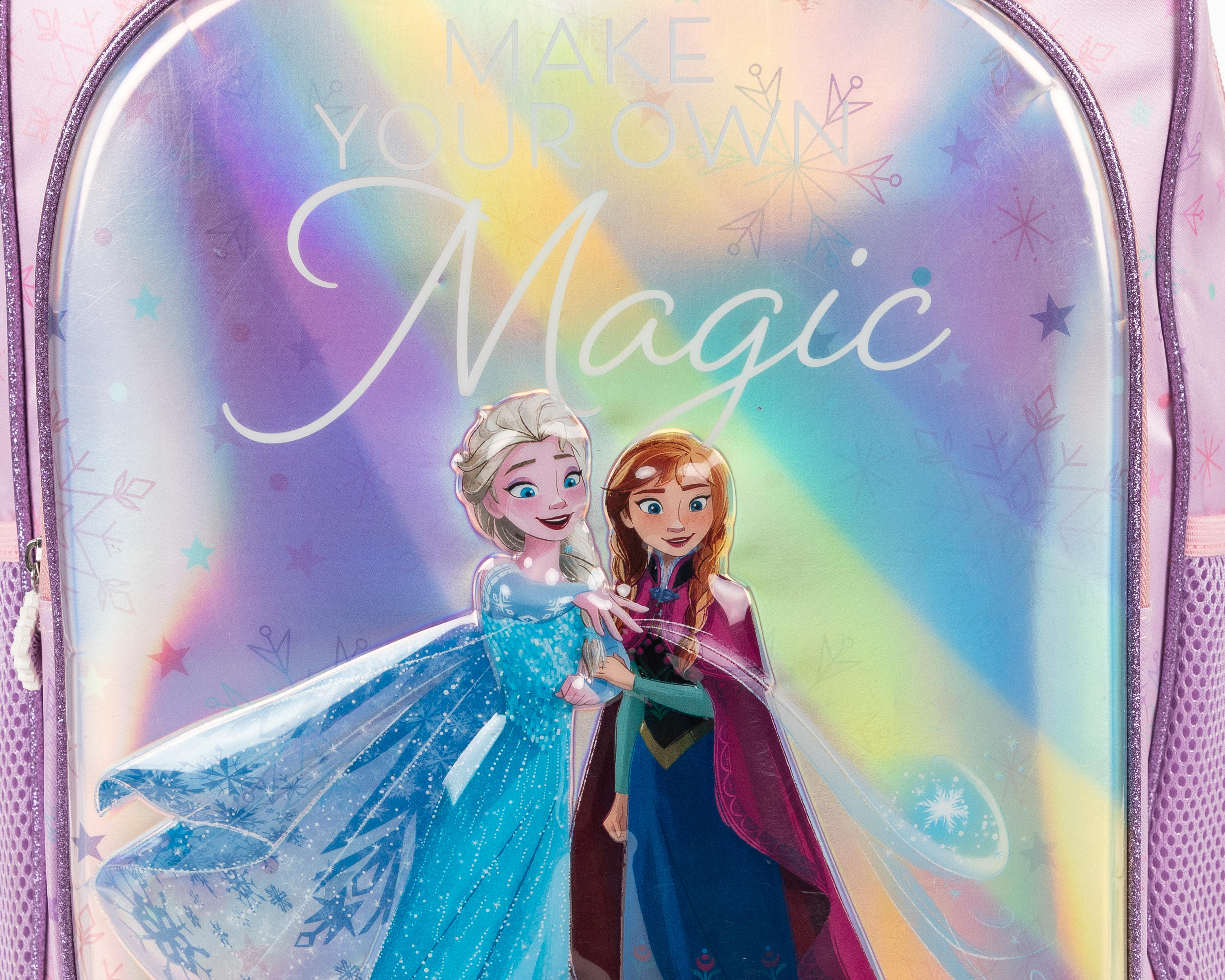 Foto 6 pulgar | Mochila Escolar Disney Frozen Estampada