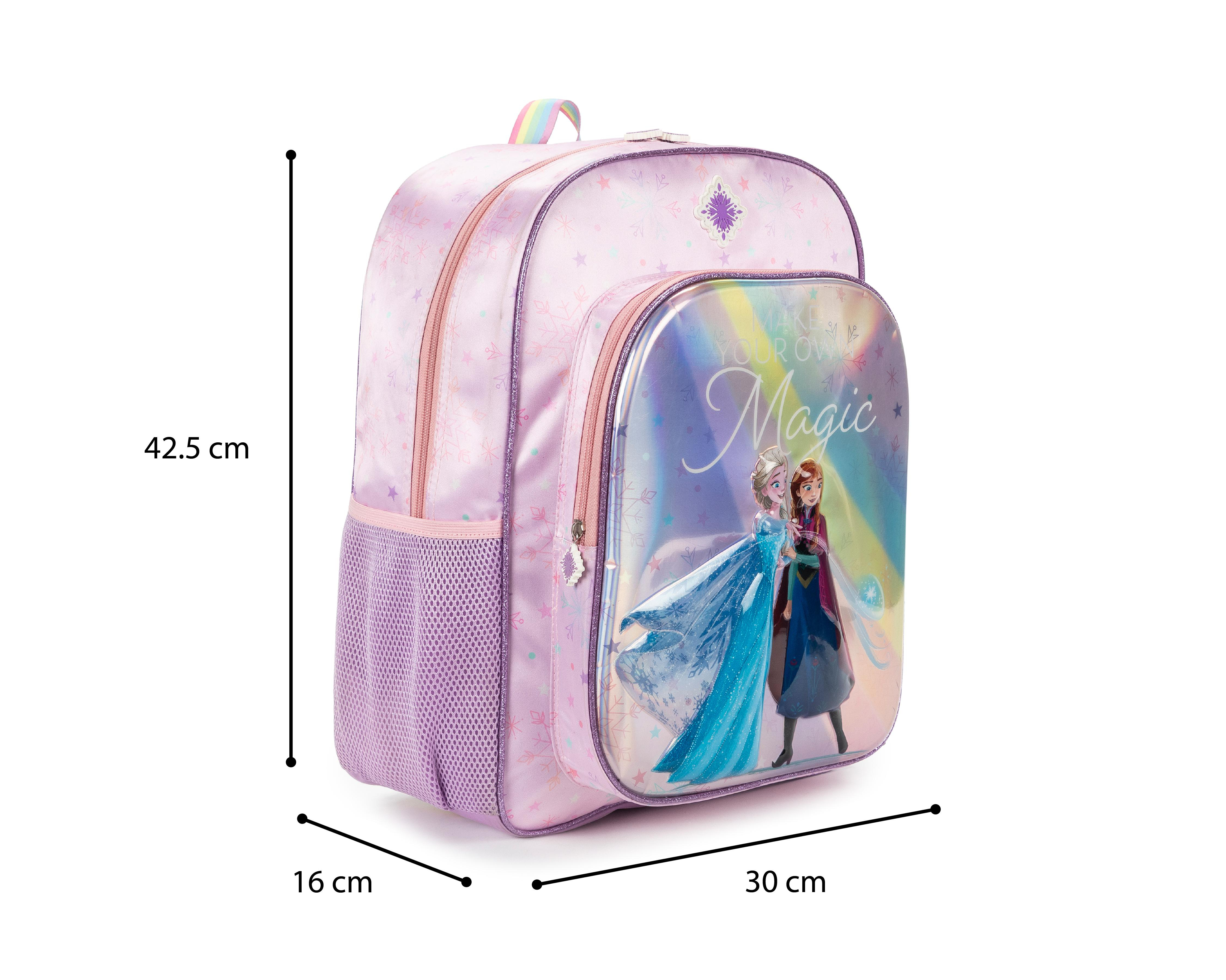 Foto 8 pulgar | Mochila Escolar Disney Frozen Estampada