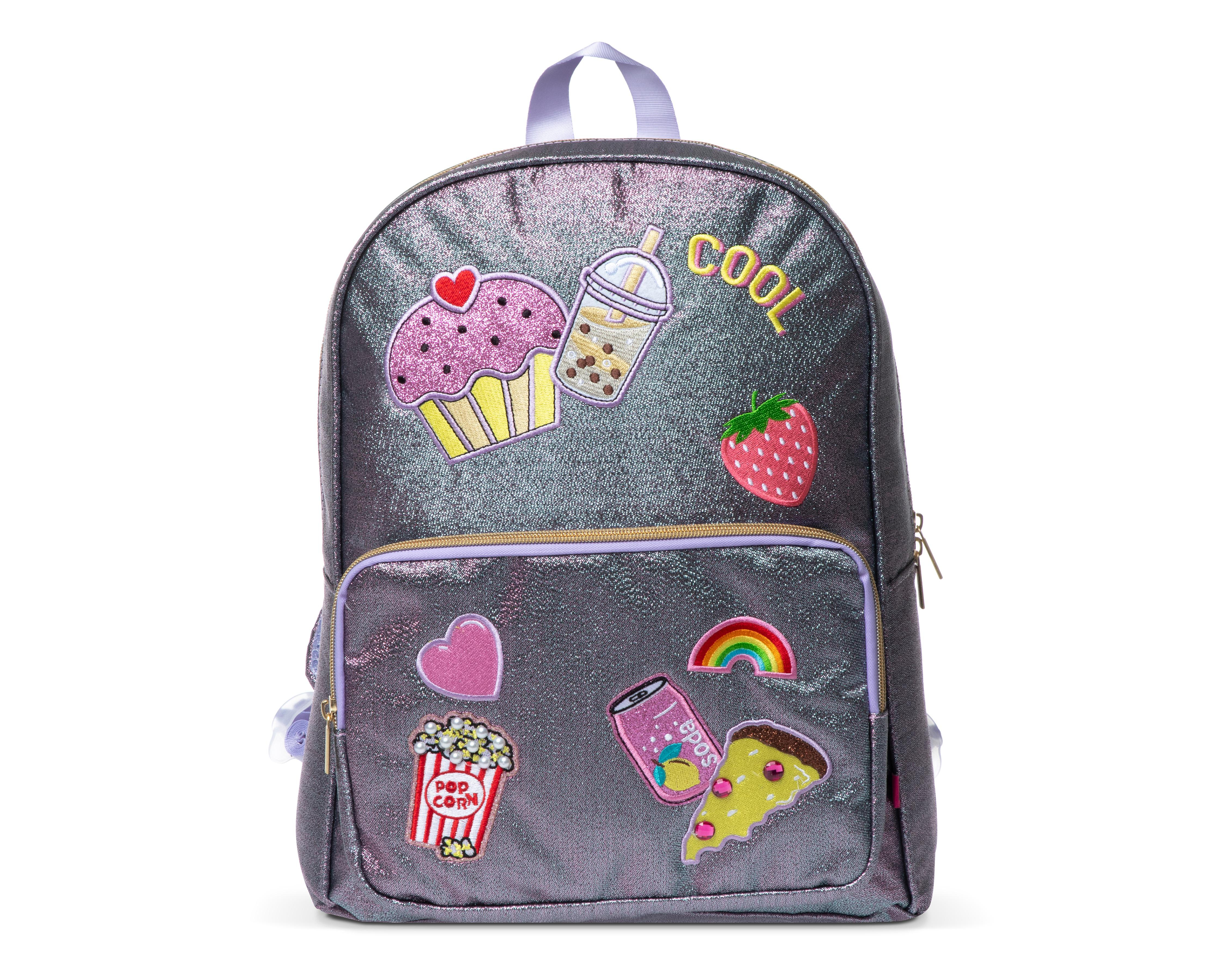 Mochila Escolar Girls Attitude Plata