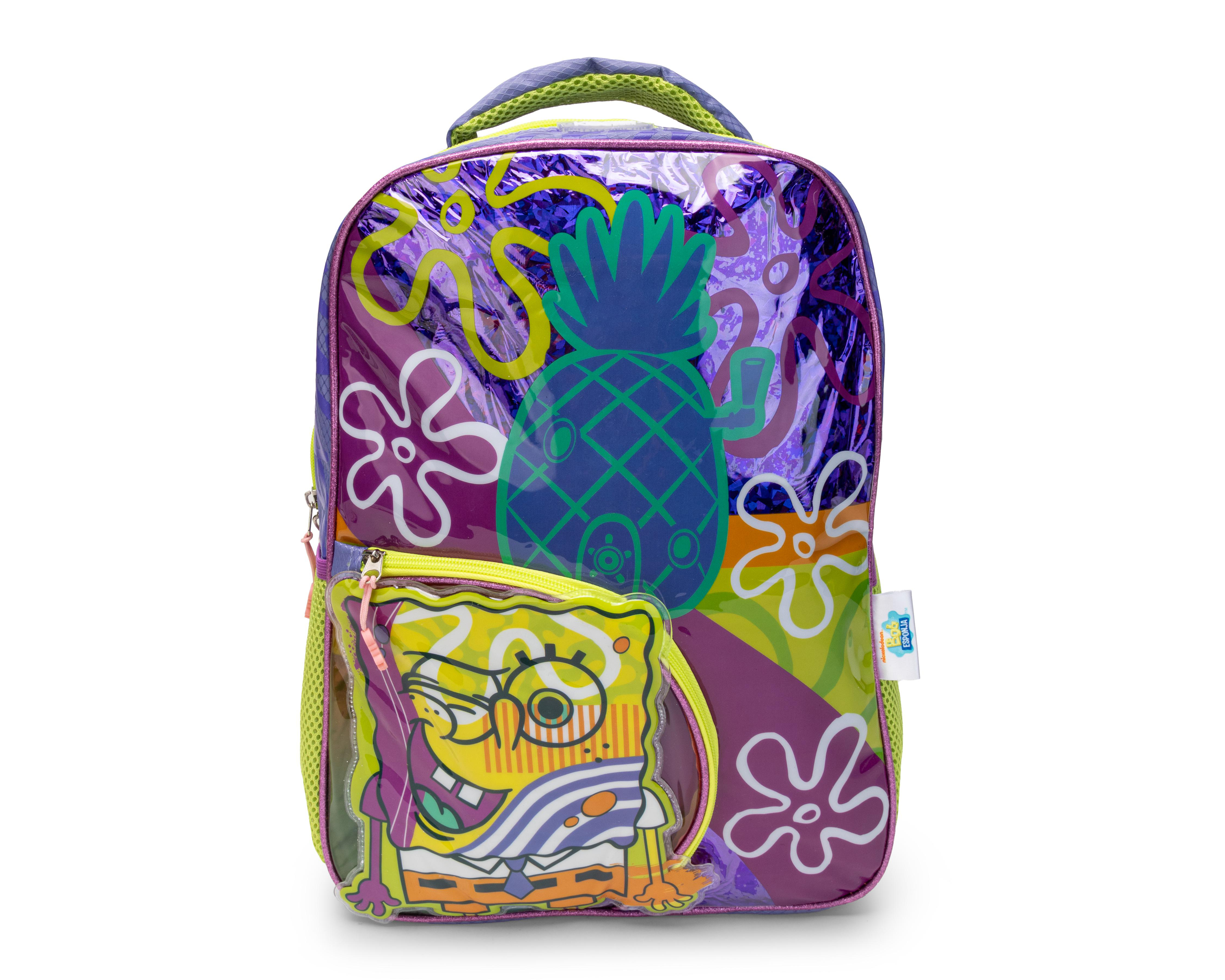 Foto 1 | Mochila Bob Esponja Multicolor