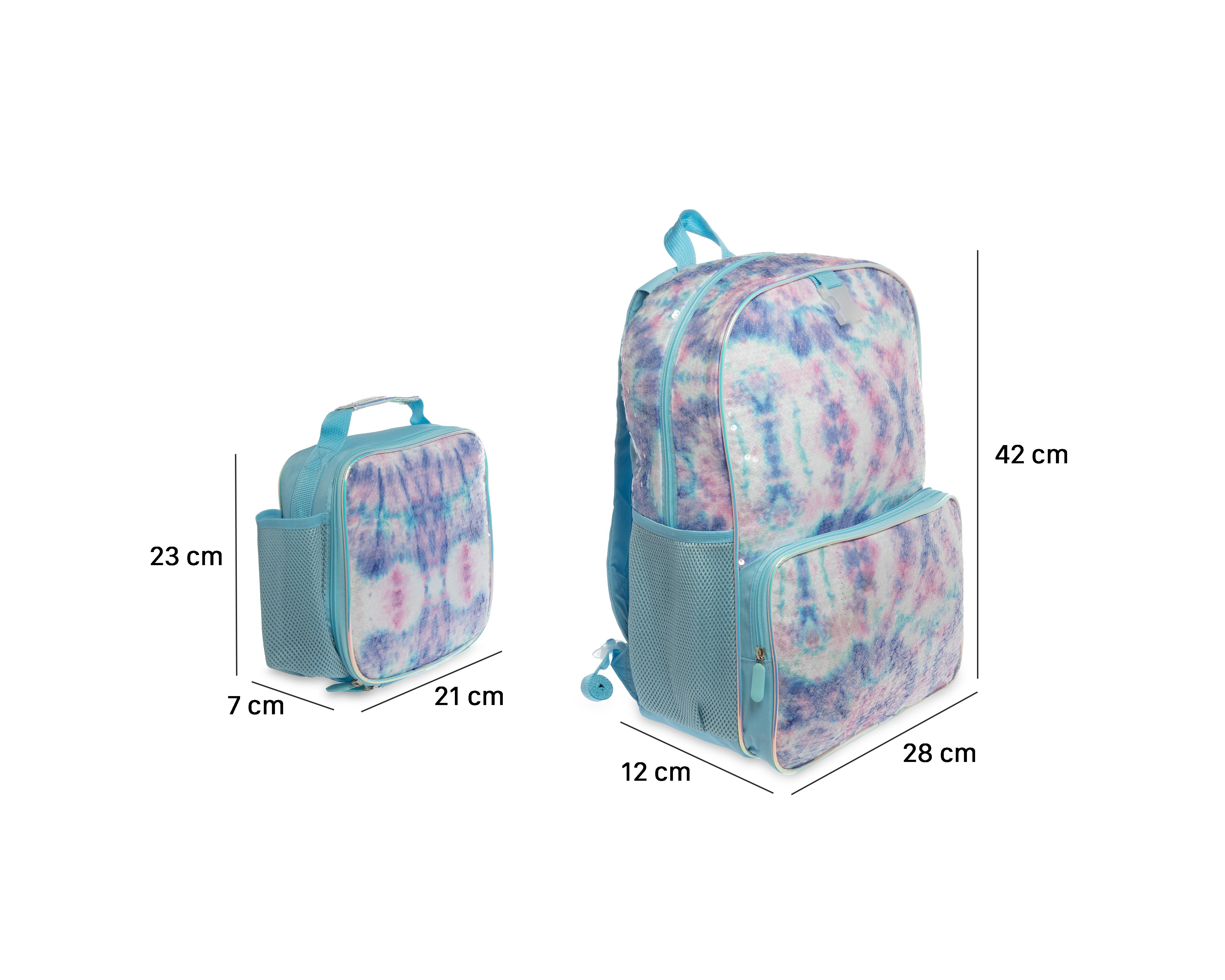 Foto 7 | Mochila y Lonchera Girls Attitude con Lentejuelas