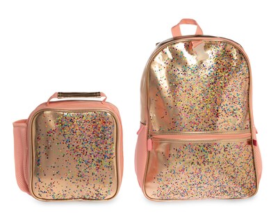 Foto 1 | Mochila y Lonchera Girls Attitude Oro Rosa