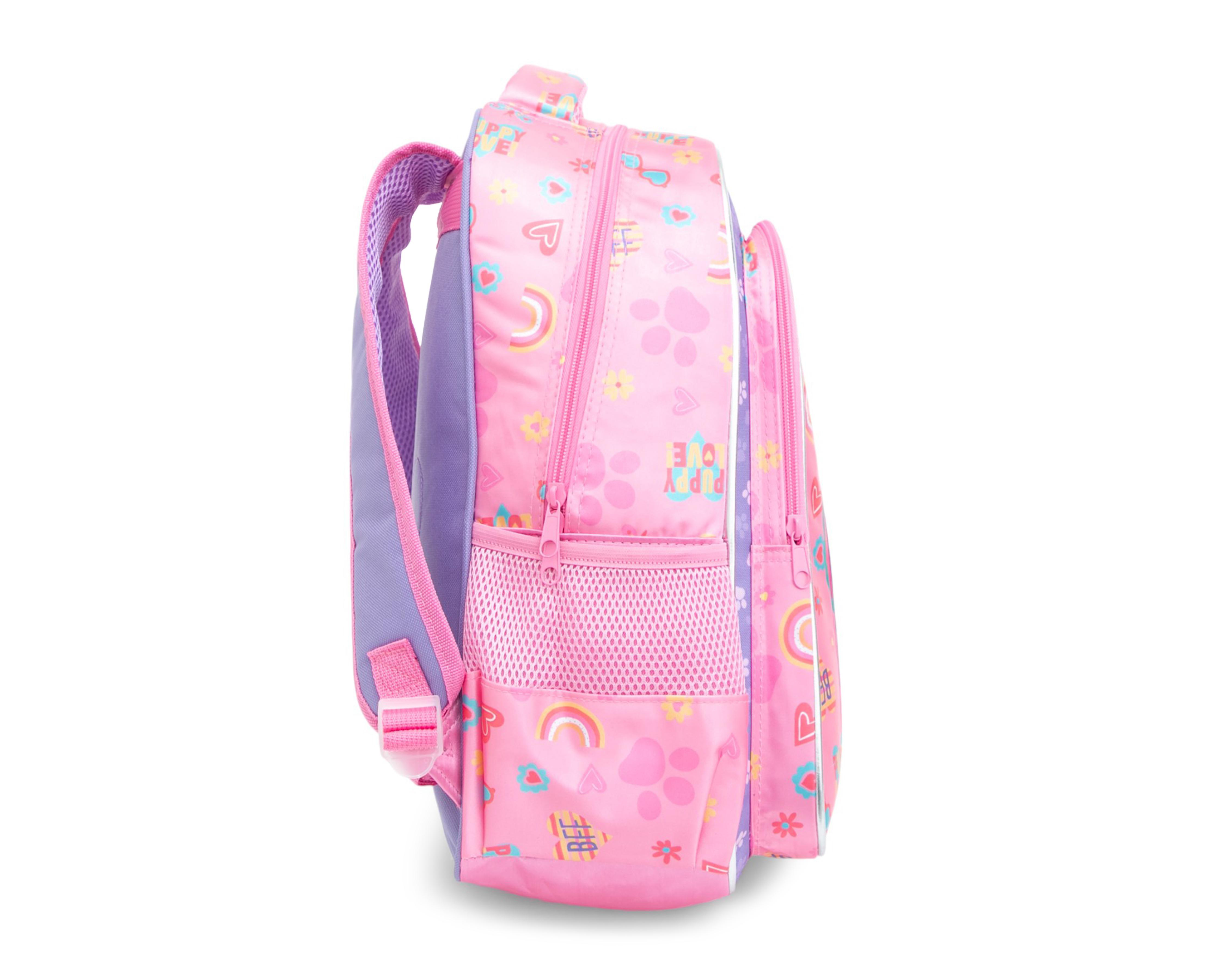 Foto 4 pulgar | Mochila Escolar Paw Patrol Rosa